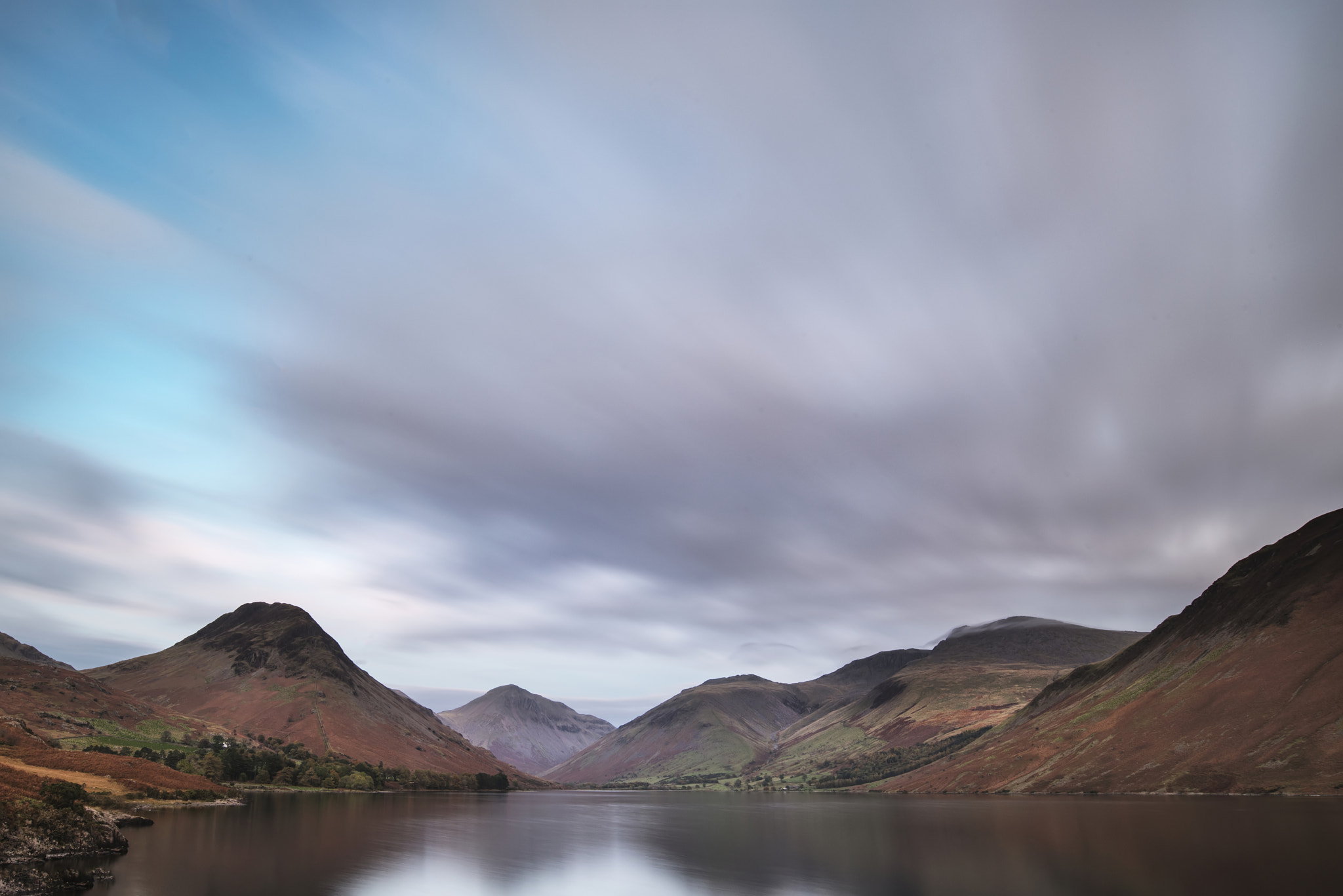 Nikon D800 sample photo. Beautiful landscape image of mountains around wast water in lake photography