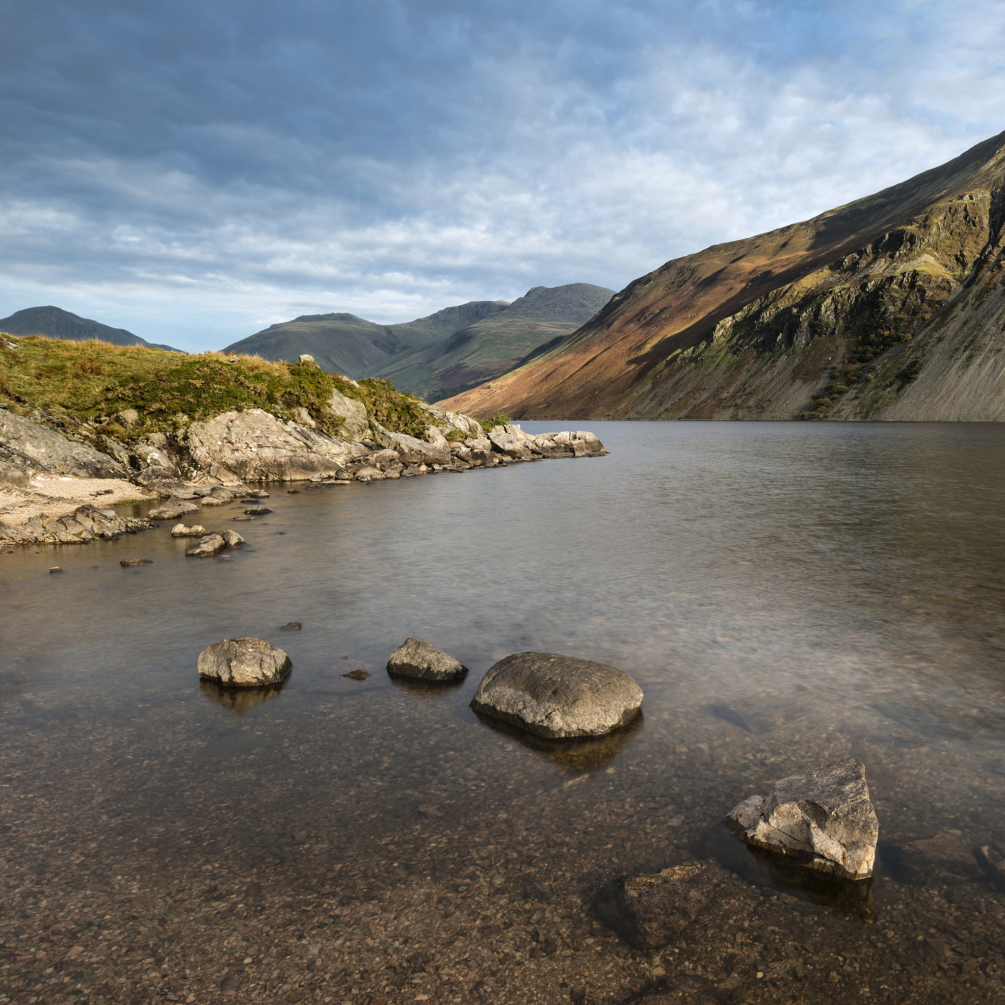 Nikon D800 + Nikon AF-S Nikkor 18-35mm F3.5-4.5G ED sample photo. Beautiful landscape image of mountains around wast water in lake photography