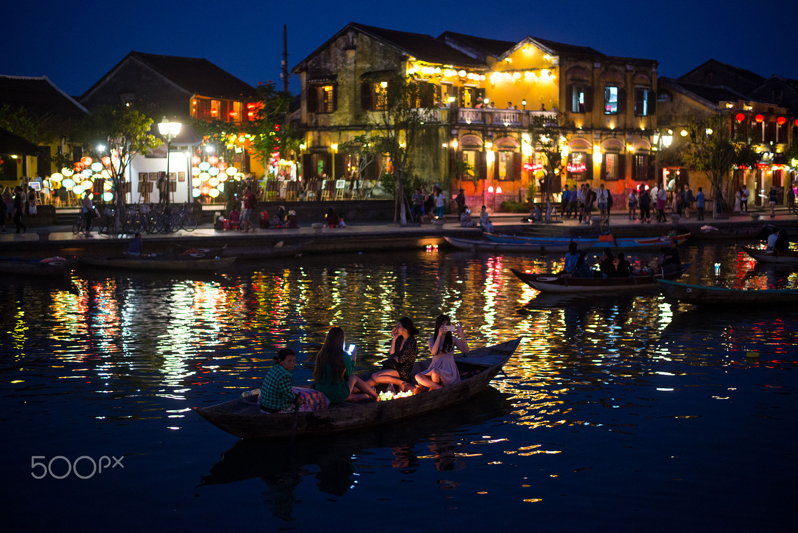 Nikon D600 sample photo. Hoi an night photography