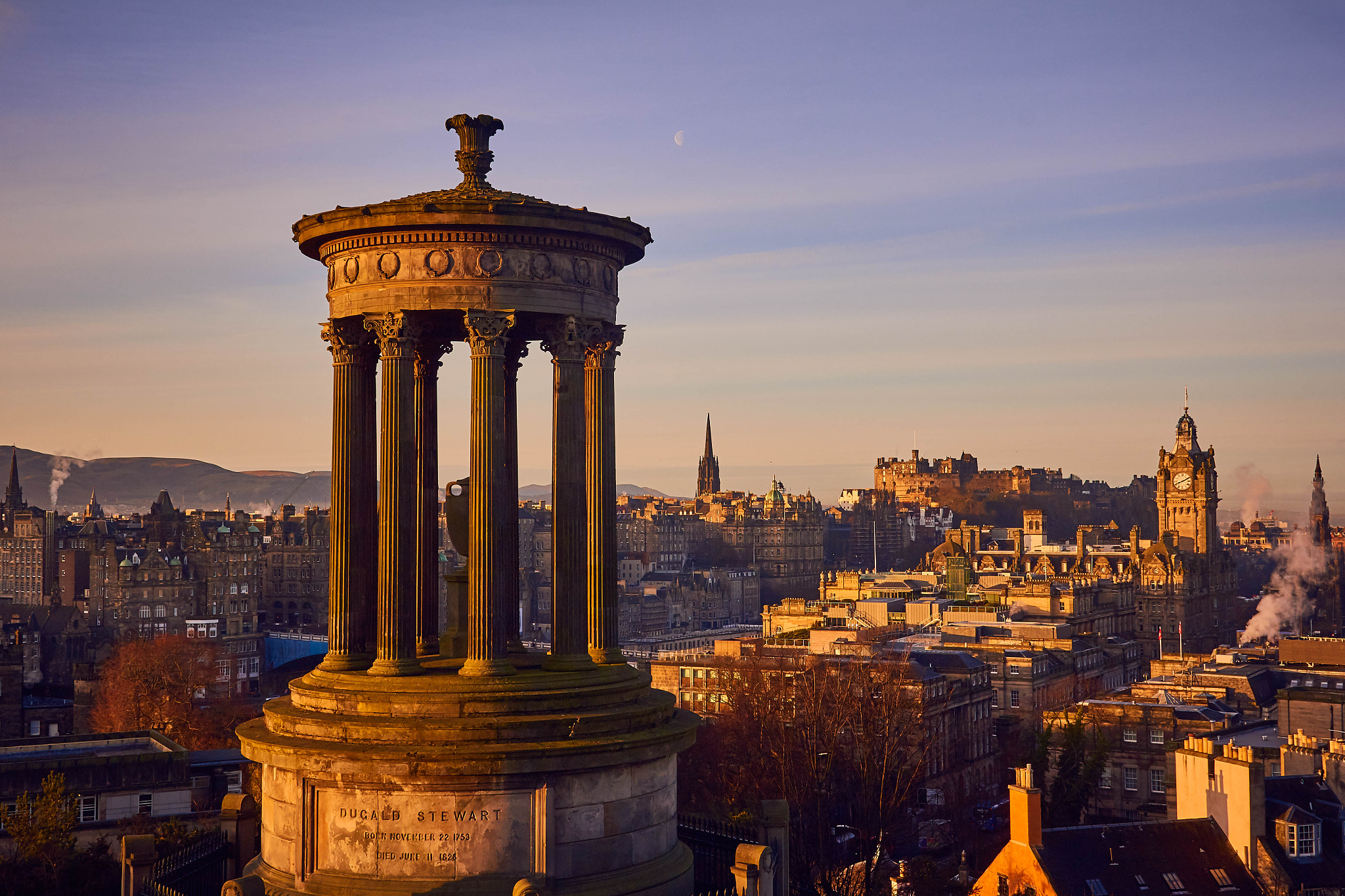 Canon EF 24-105mm F4L IS USM sample photo. Sunrise from calton hill photography