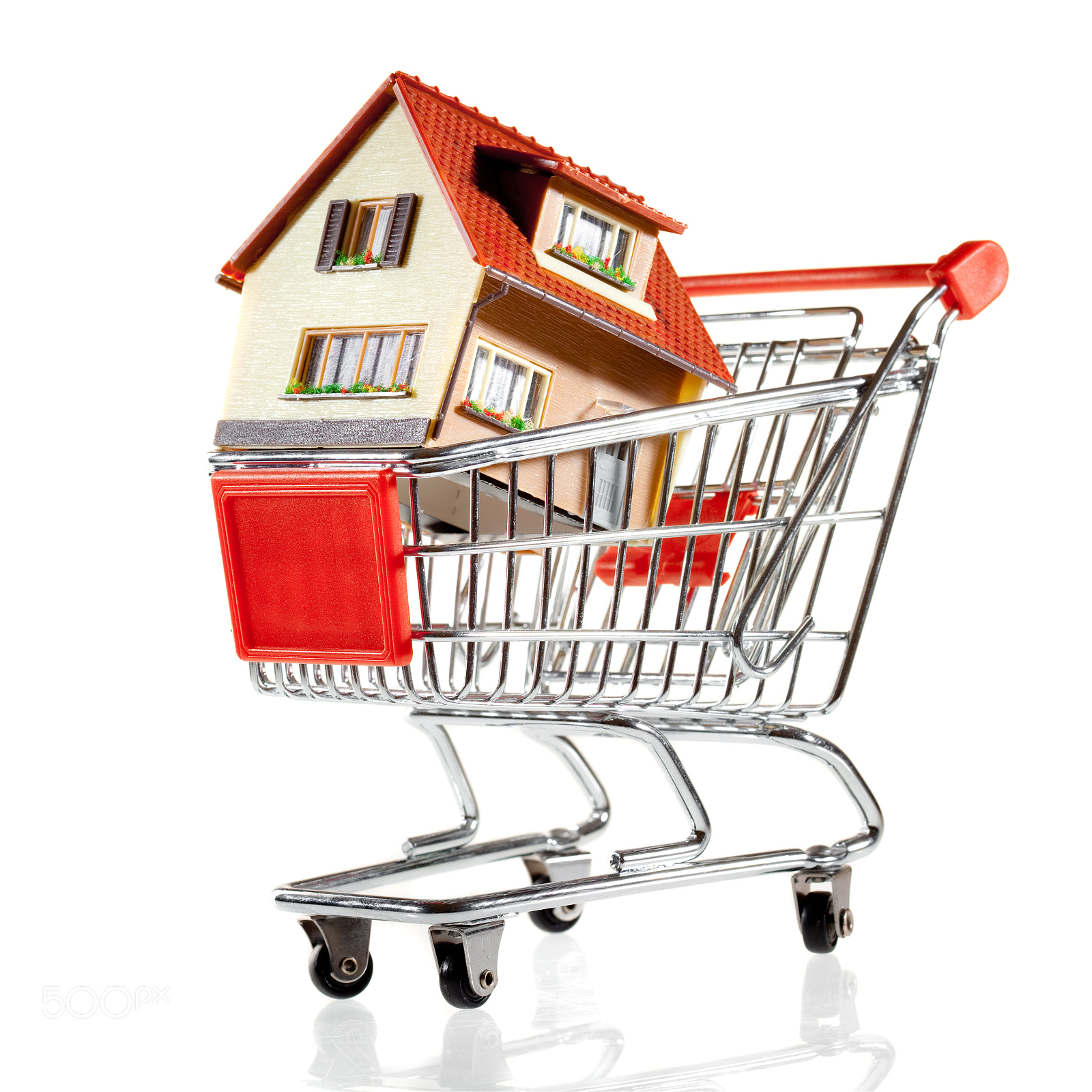 Canon EOS 5D Mark II sample photo. House and shopping cart photography