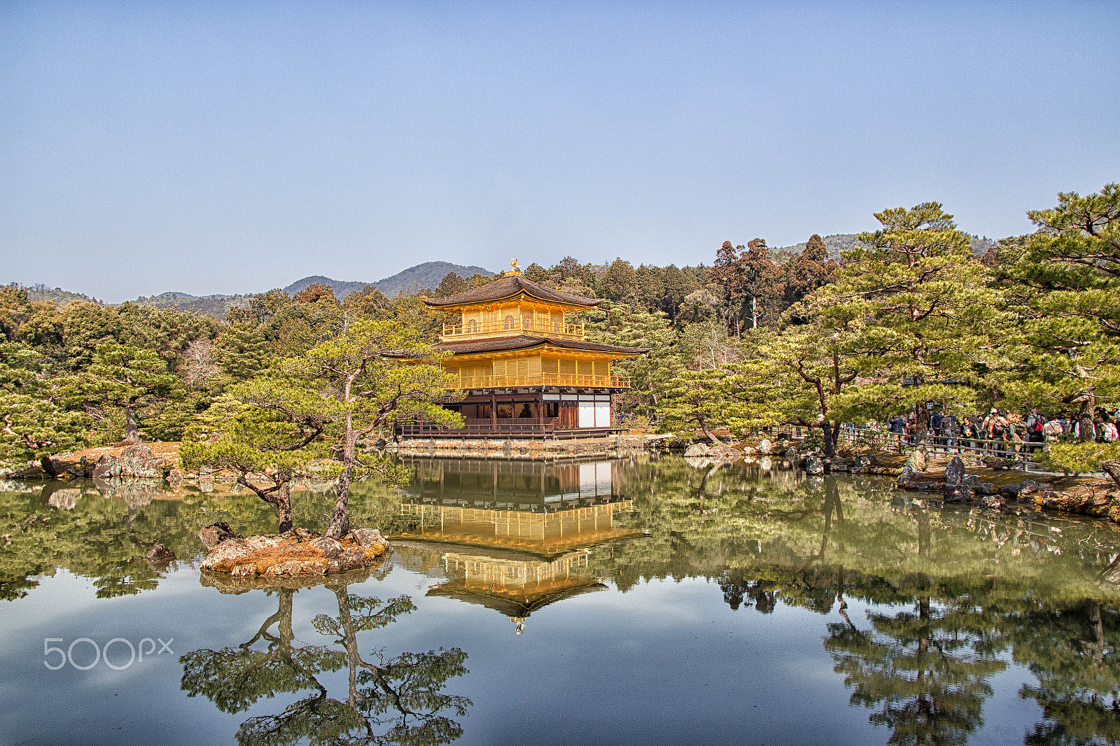 Canon EF-S 17-55mm F2.8 IS USM sample photo. Kinkaku-ji. photography