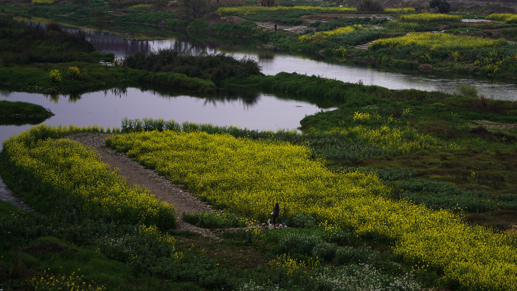 Sony a7R II + Sony FE 70-200mm F2.8 GM OSS sample photo. Landscape of village photography