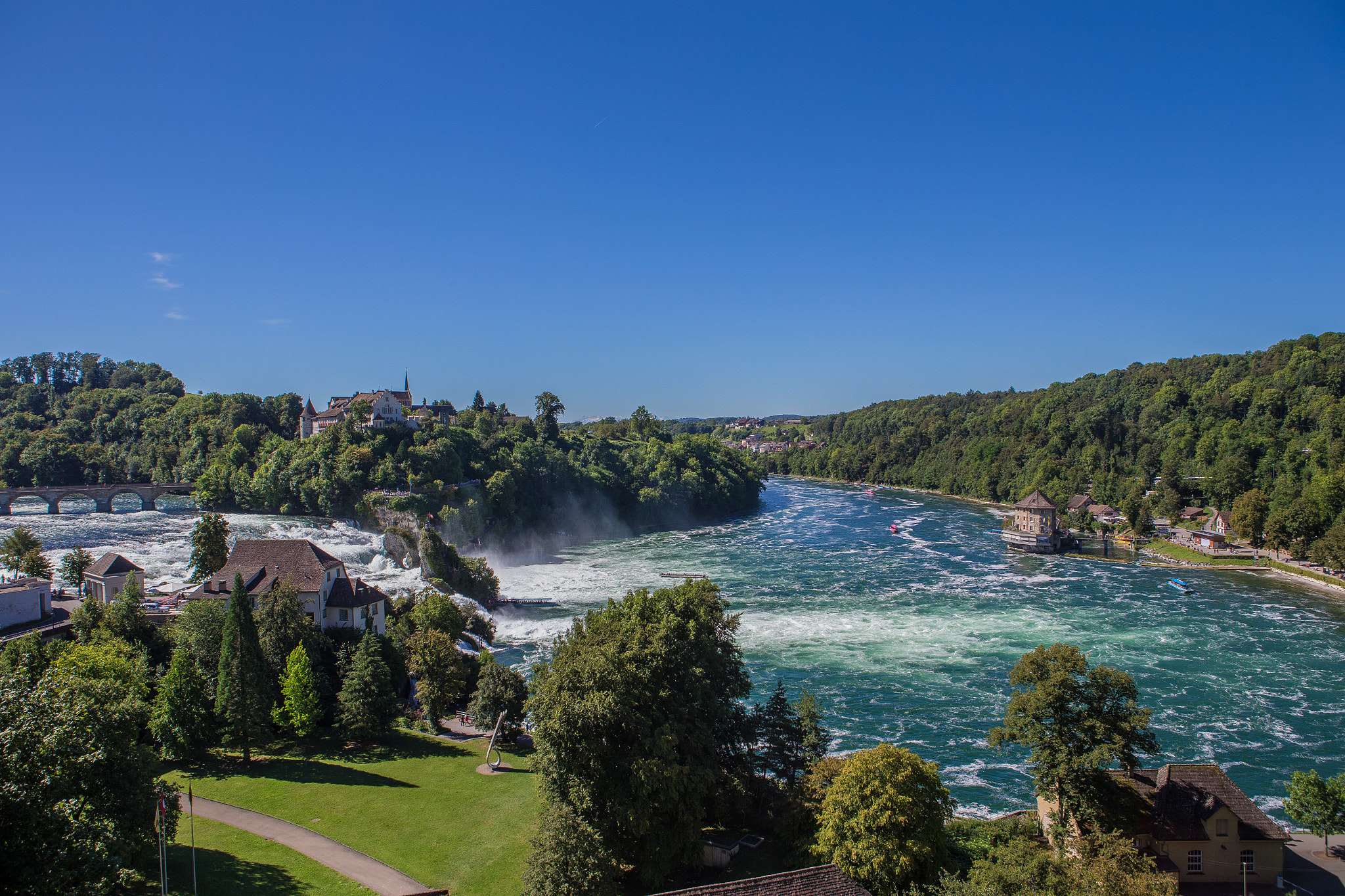 Canon EOS-1D X sample photo. River rhine falls in schaffhausen photography