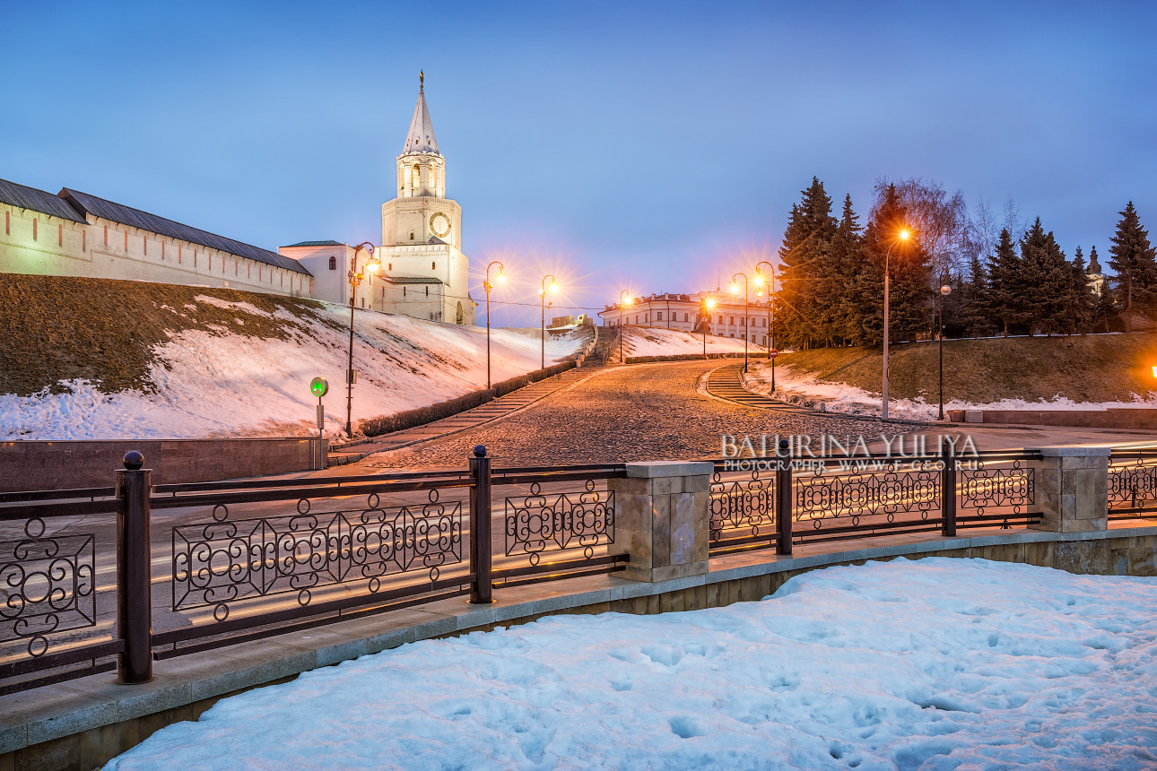 Nikon D800 sample photo. Cold evening at the tower photography