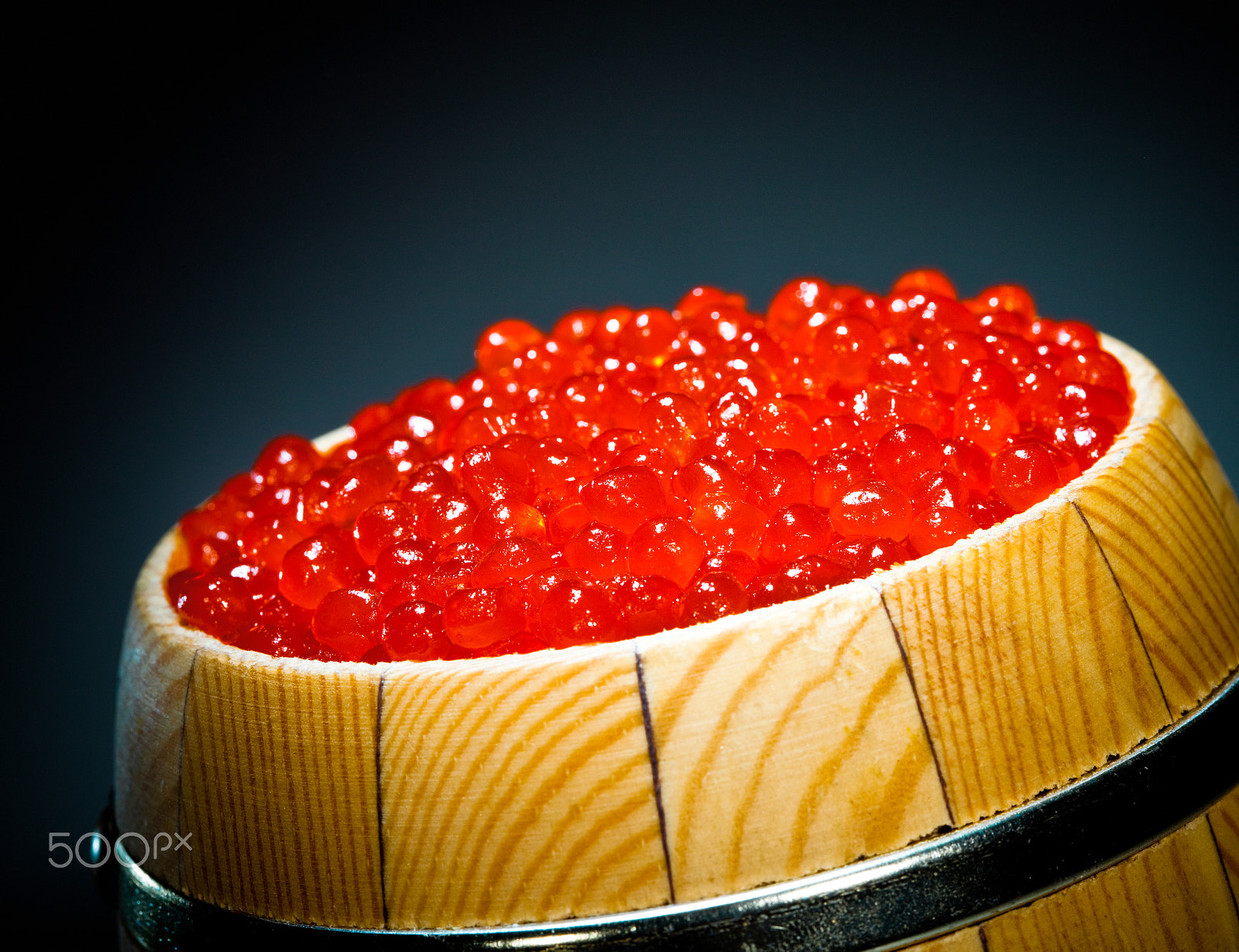 Canon EF 100mm F2.8 Macro USM sample photo. Keg of red caviar photography