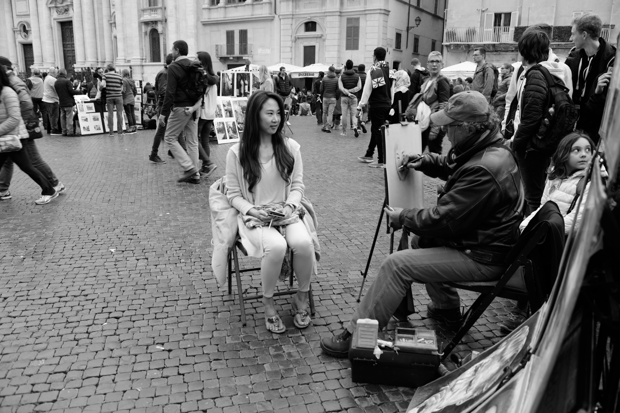 Nikon AF-S Nikkor 28-70mm F2.8 ED-IF sample photo. The caricaturist (2) photography