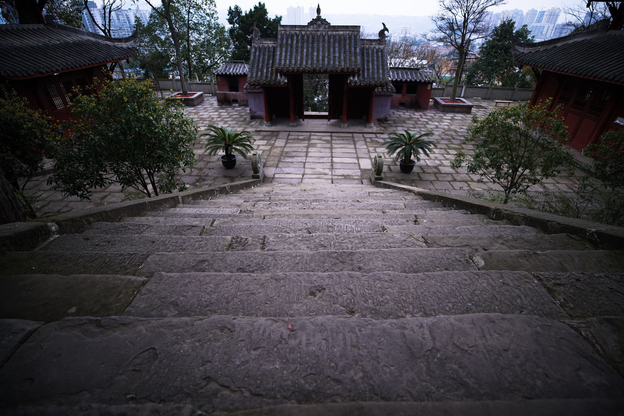 Sony a7R II sample photo. In the temple photography