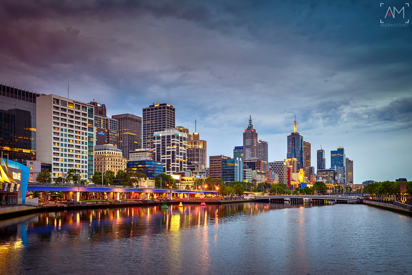 Nikon D800 sample photo. Melbourne city and yarra river at night photography