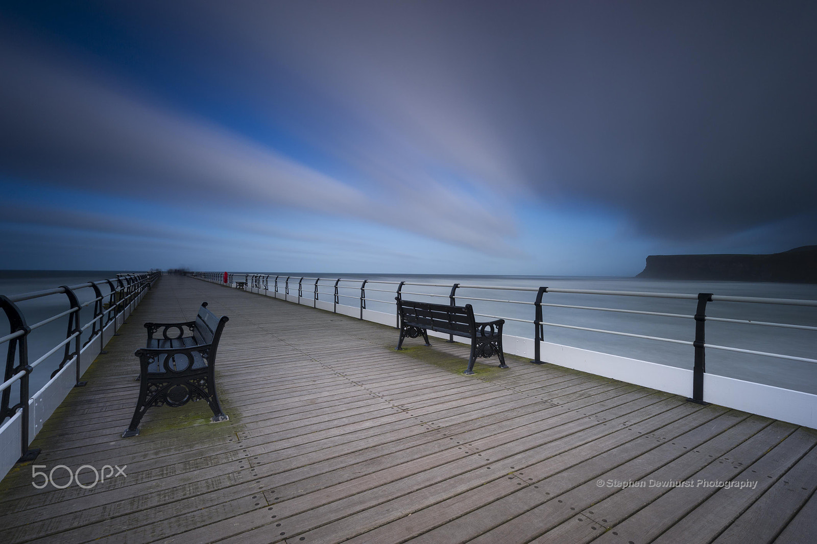 Nikon D3S + Nikon AF-S Nikkor 16-35mm F4G ED VR sample photo. Halfway along the pier saltburn by the sea. photography