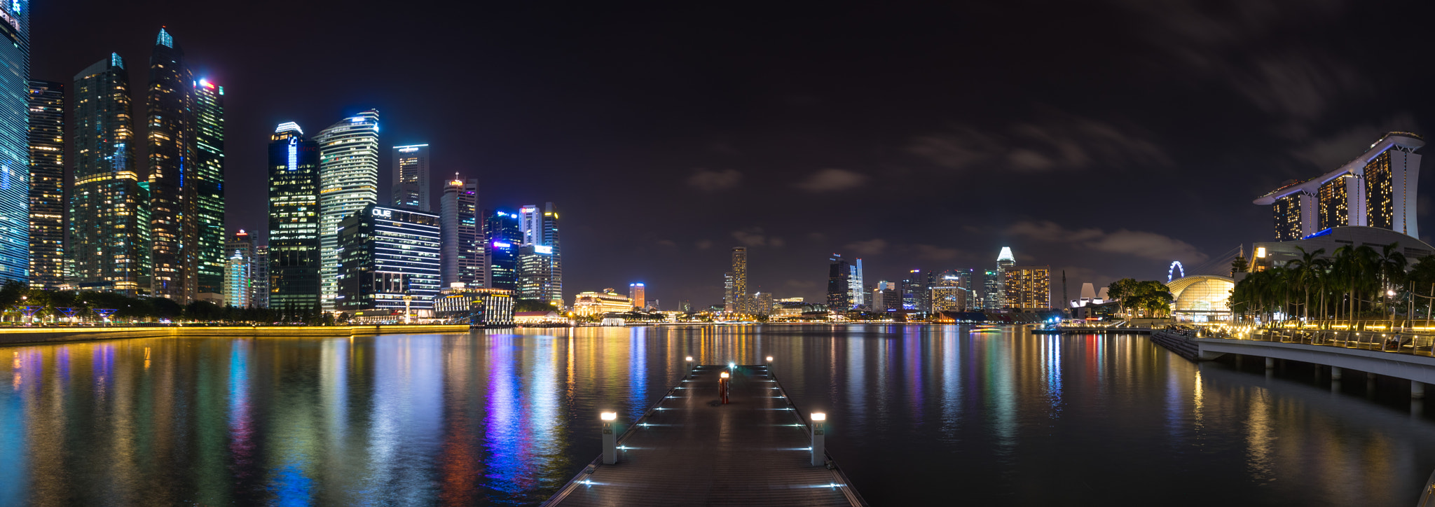 Sony a7 sample photo. Singapore bay view photography