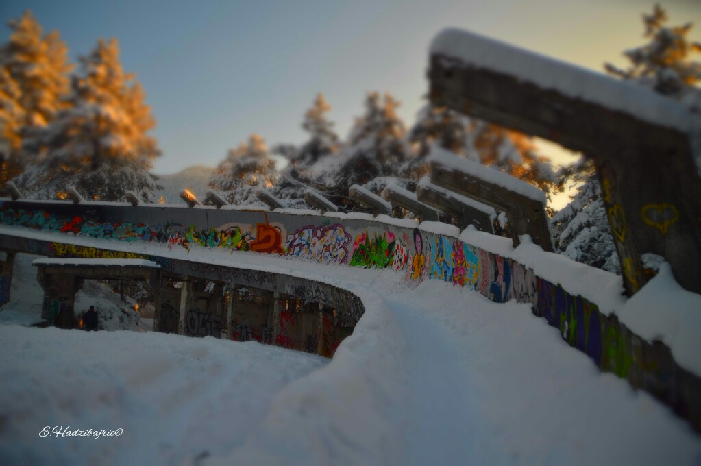 Nikon D3200 sample photo. Bob trail 1984 olipmic sarajevo photography