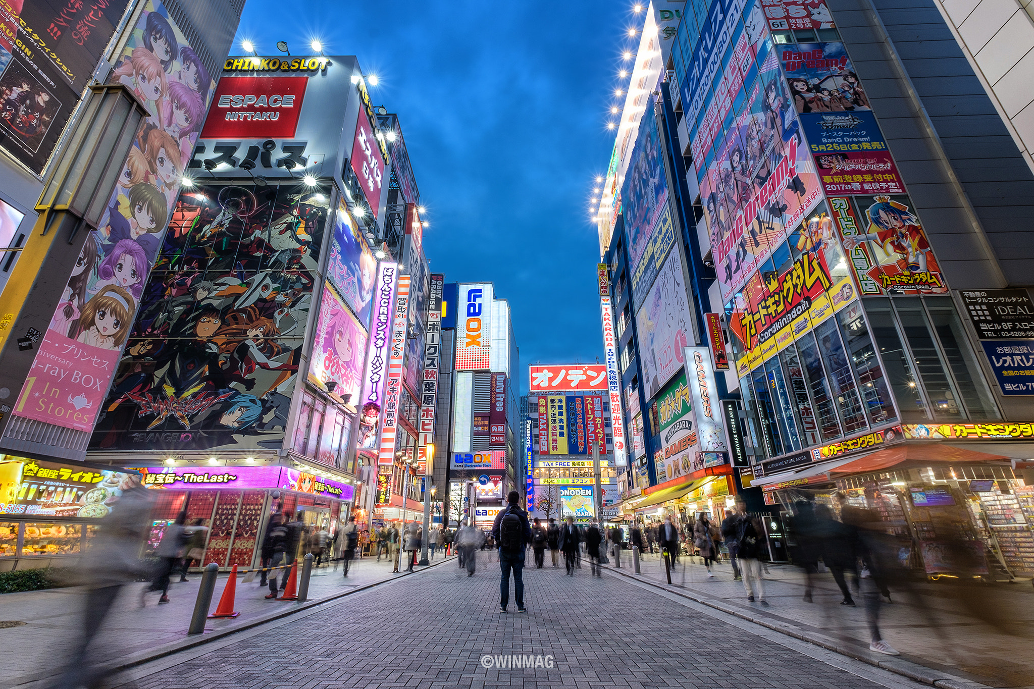 Fujifilm X-T2 sample photo. Akihabara lights photography