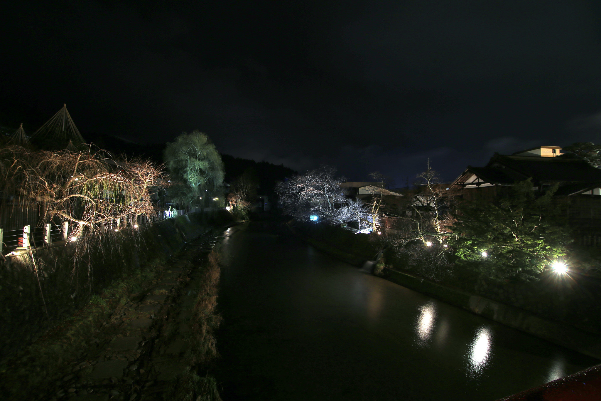 Canon EOS 6D + Tokina AT-X Pro 11-16mm F2.8 DX sample photo. Takayama river night photography