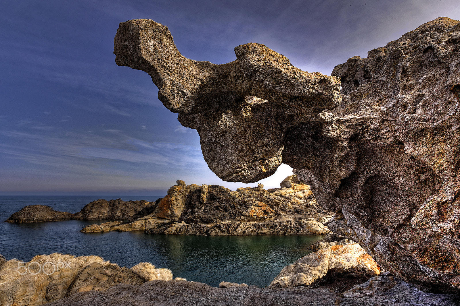 Canon EOS 5D + Canon EF 17-40mm F4L USM sample photo. Rochers cap de creus px photography