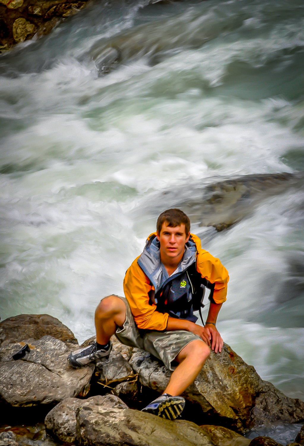 Nikon D90 sample photo. Rapids photography