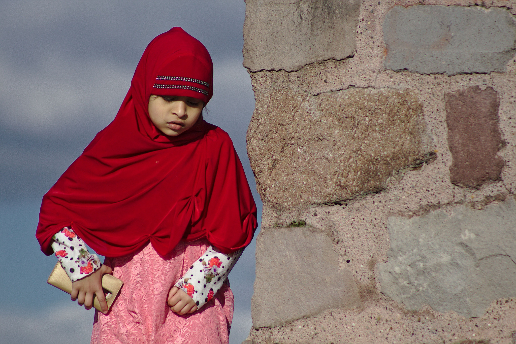 Canon EF 75-300mm f/4-5.6 USM sample photo. The girl whit... photography