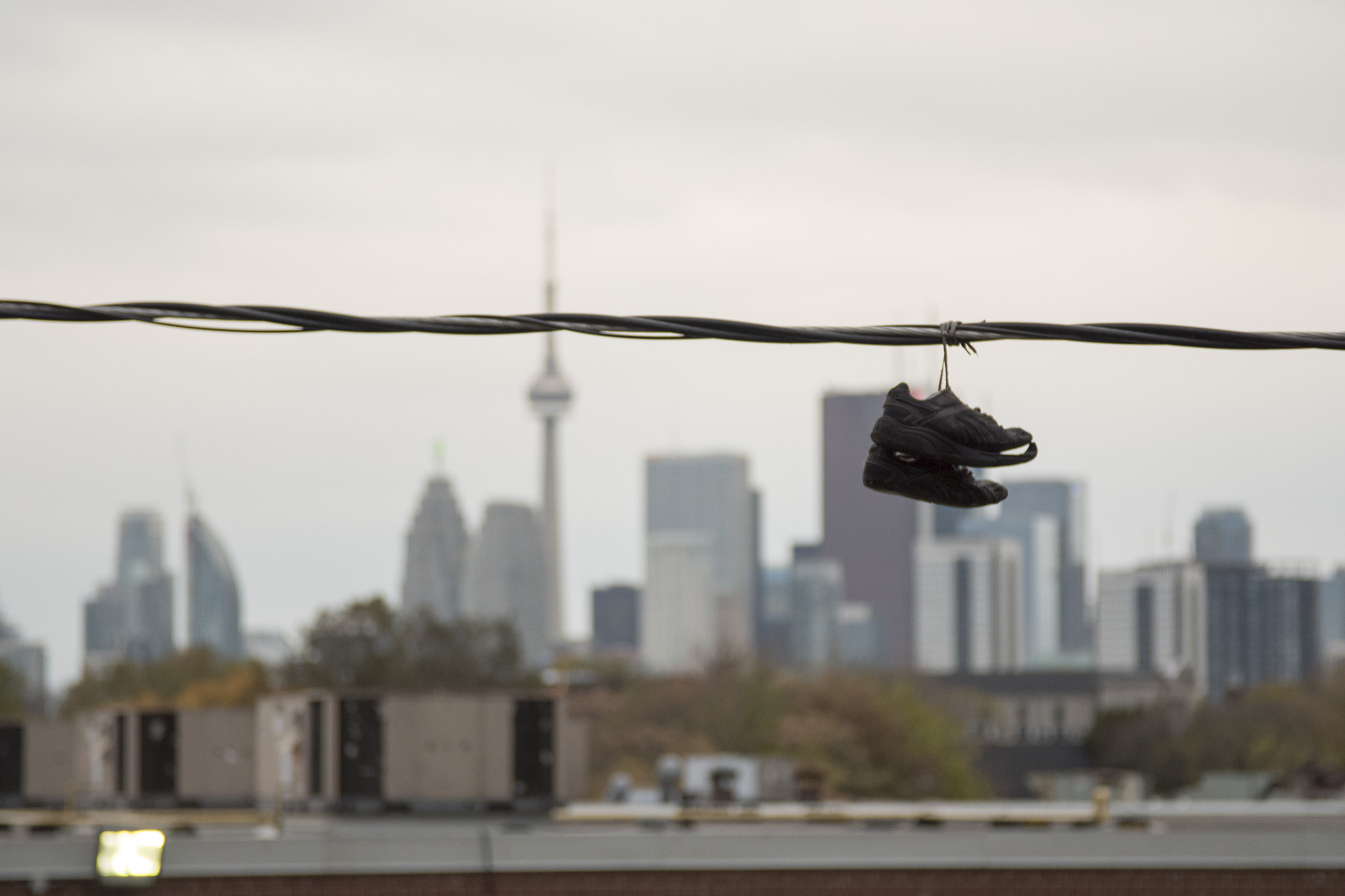 Panasonic Lumix DMC-GH4 + Canon EF 24-105mm F4L IS USM sample photo. Shoes and a skyline photography