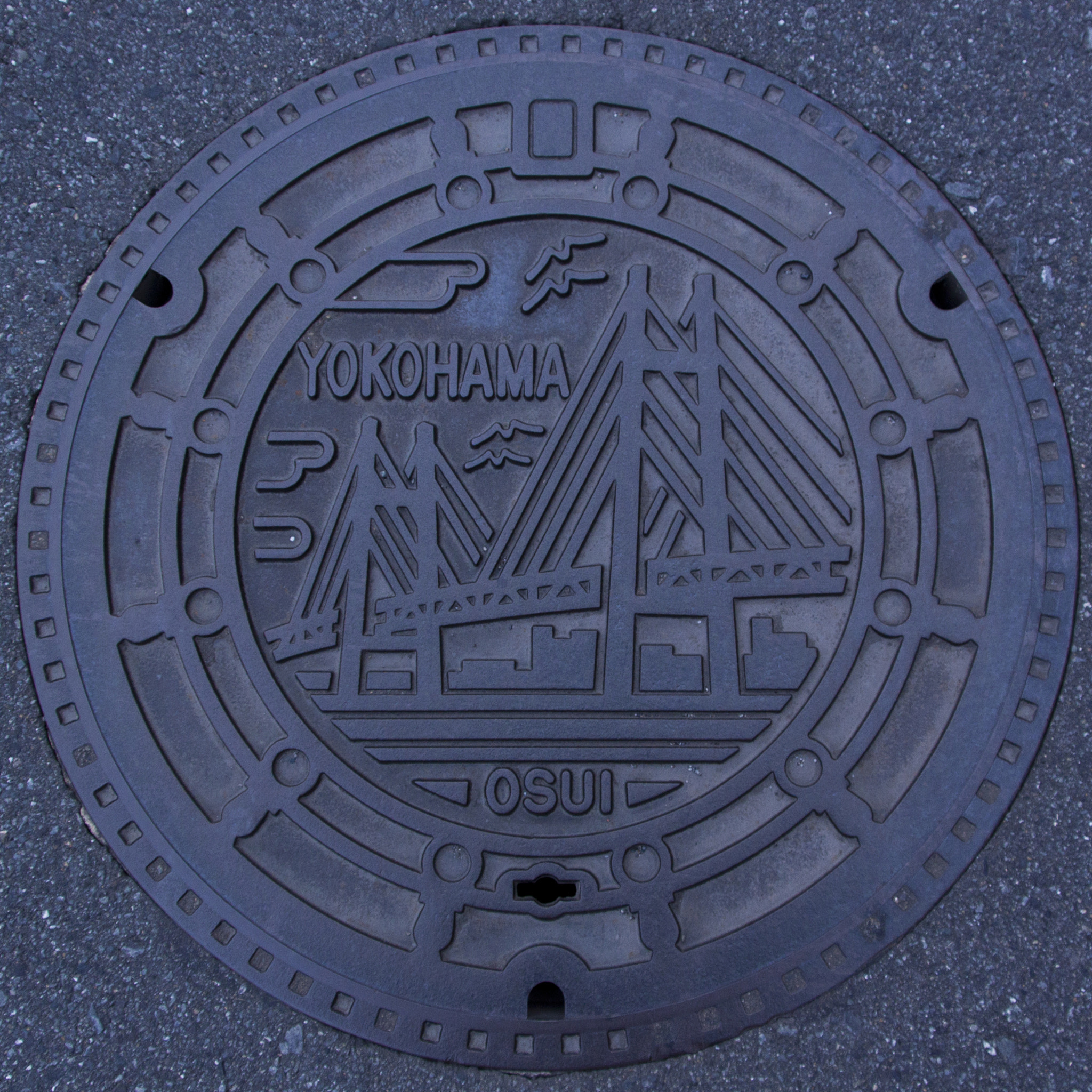 Canon EOS 500D (EOS Rebel T1i / EOS Kiss X3) sample photo. Manhole cover photography
