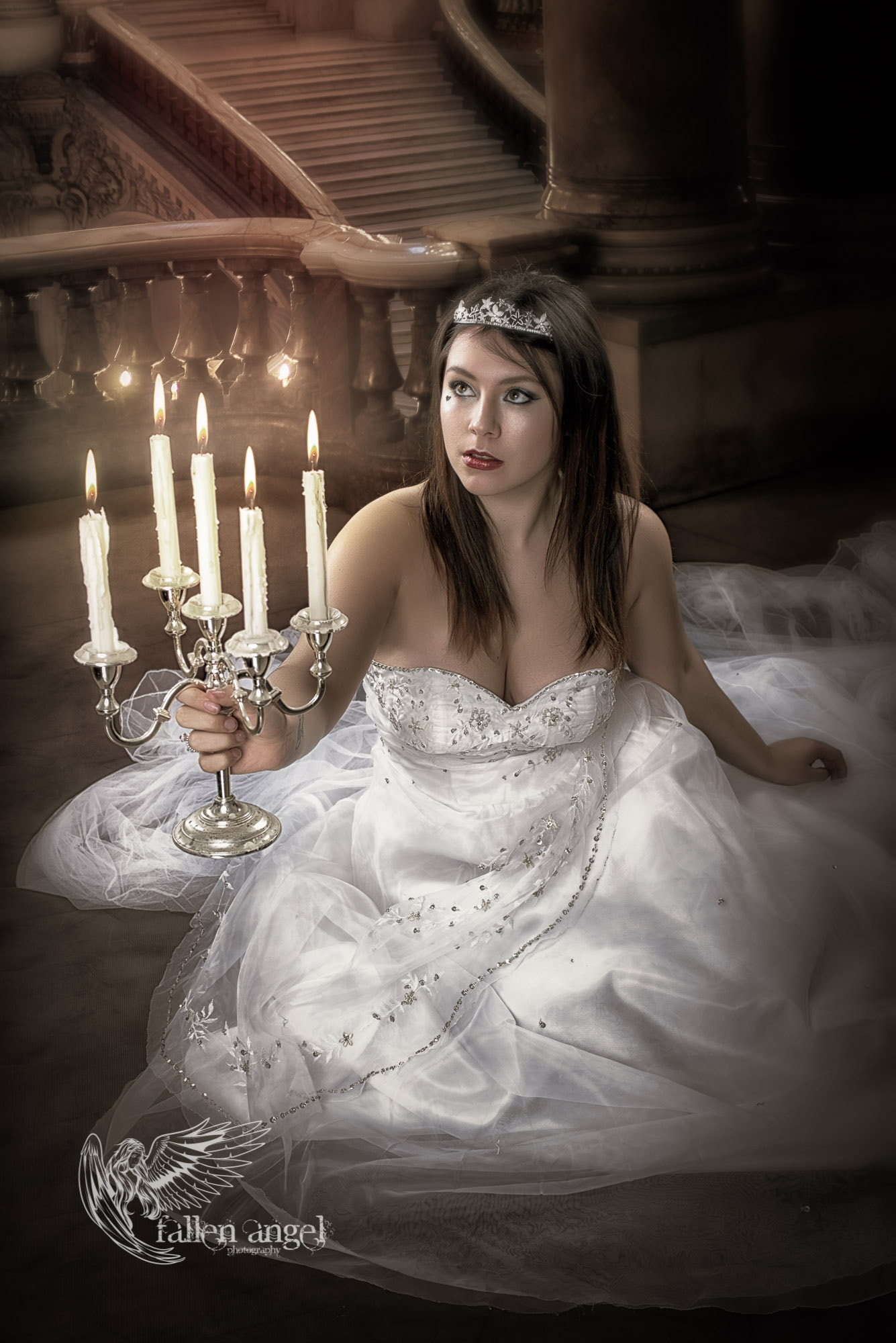 Nikon D800E sample photo. "princess by candlelight" photography