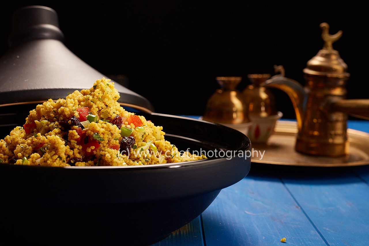 Sigma 50mm F1.4 DG HSM Art sample photo. Morrocan cous cous photography