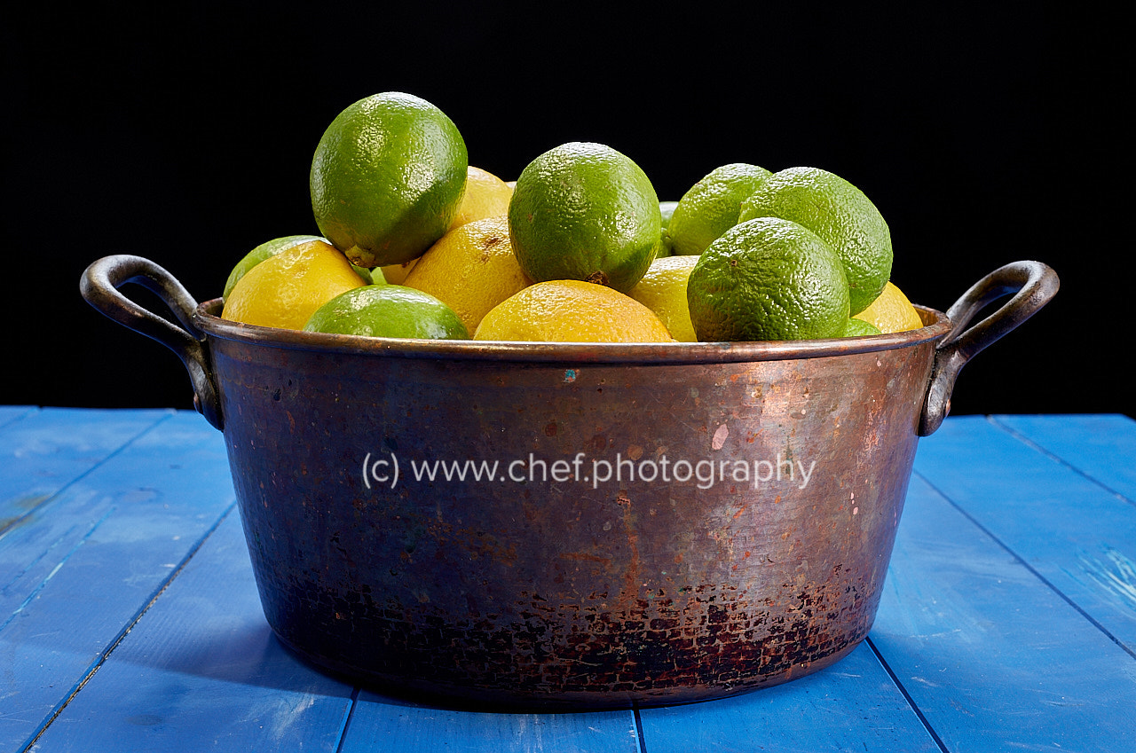 Sigma 50mm F1.4 DG HSM Art sample photo. Squires lemons & limes copy photography