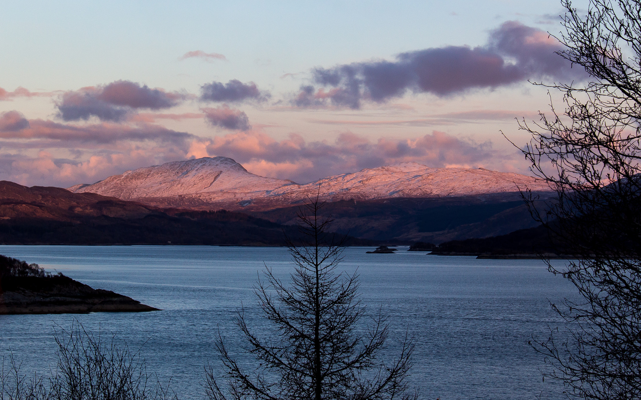 Canon EF-S 18-200mm F3.5-5.6 IS sample photo. Pink sun ardnamurcan photography
