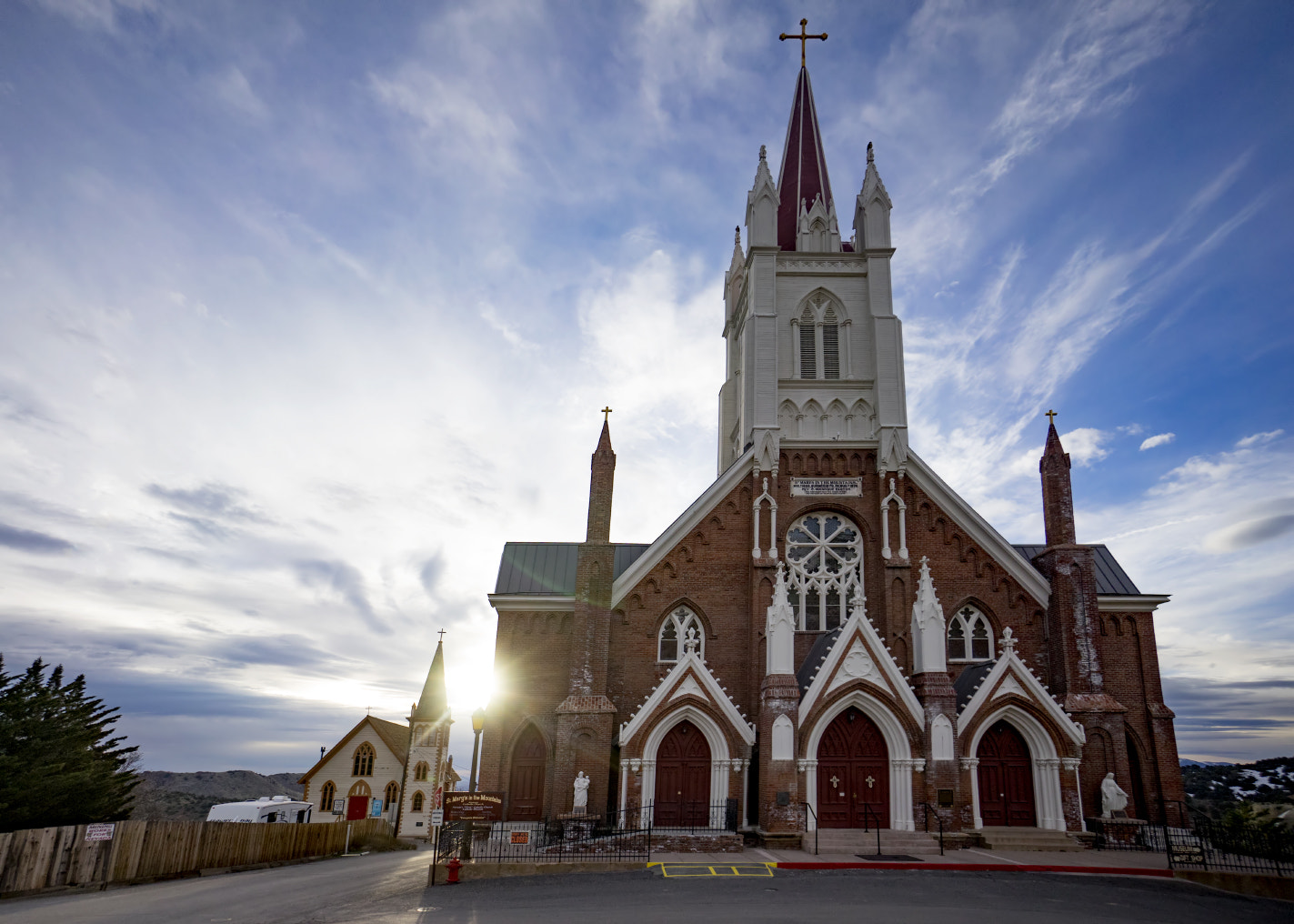 Sony a7 sample photo. Churches at sunrise photography