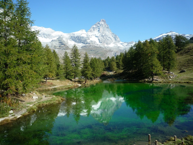 Panasonic DMC-FX37 sample photo. Lago blu, cervinia (valle d'aosta) photography