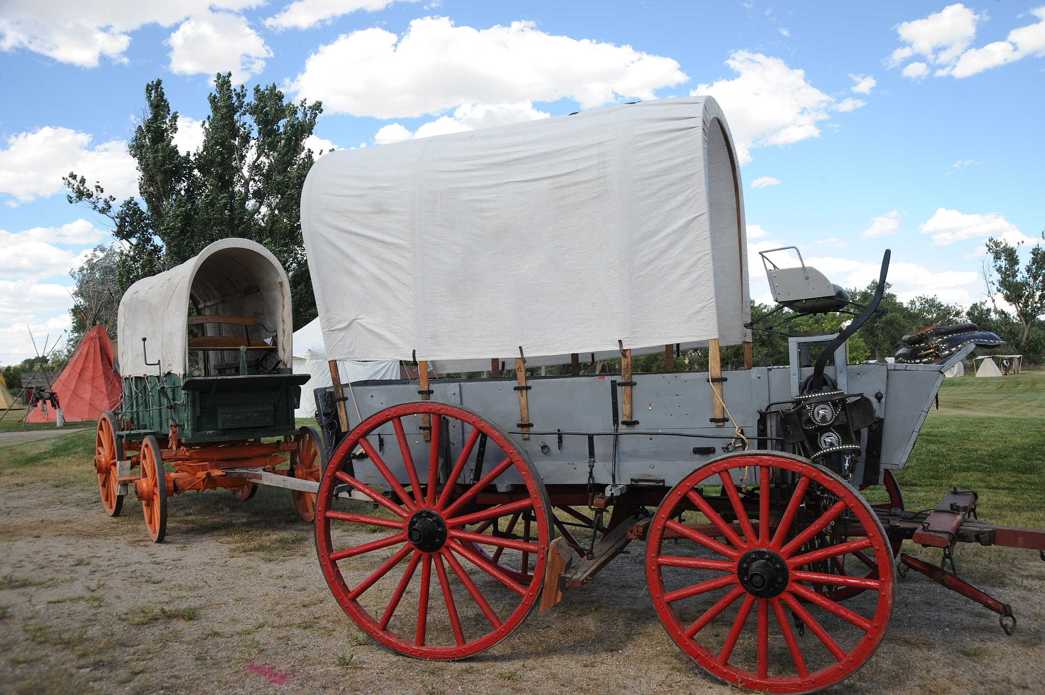 Nikon D3 sample photo. Covered wagon. photography