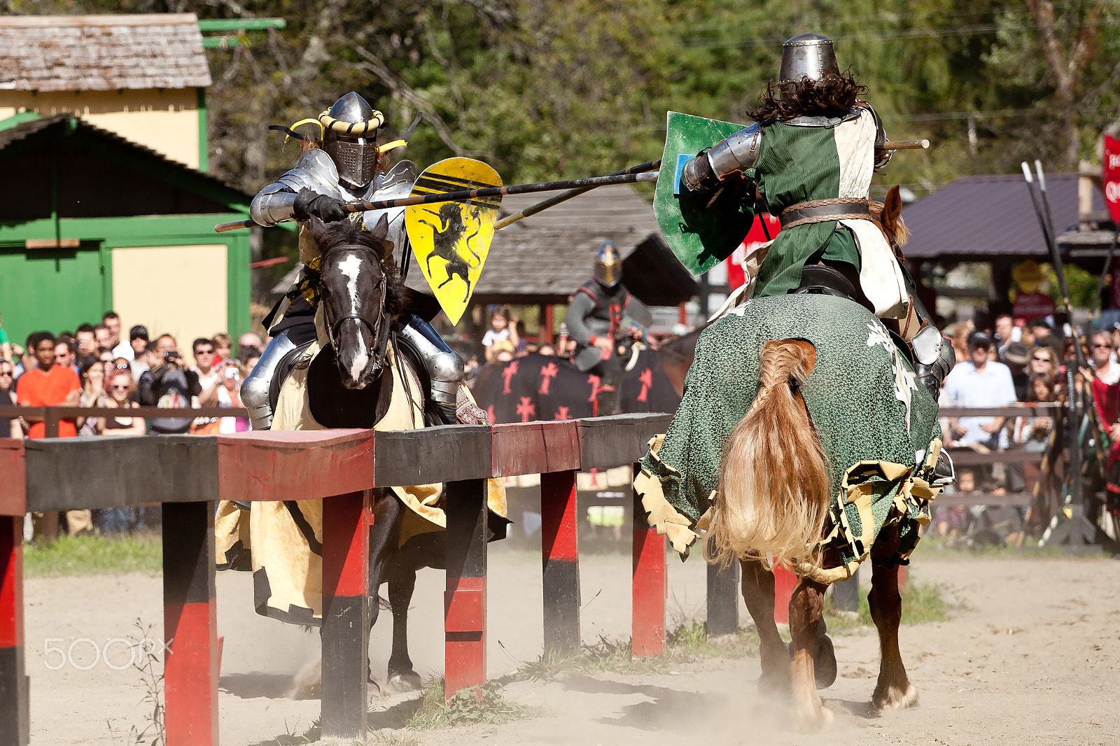 Canon EF 70-200mm F4L USM sample photo. Knights tournament photography