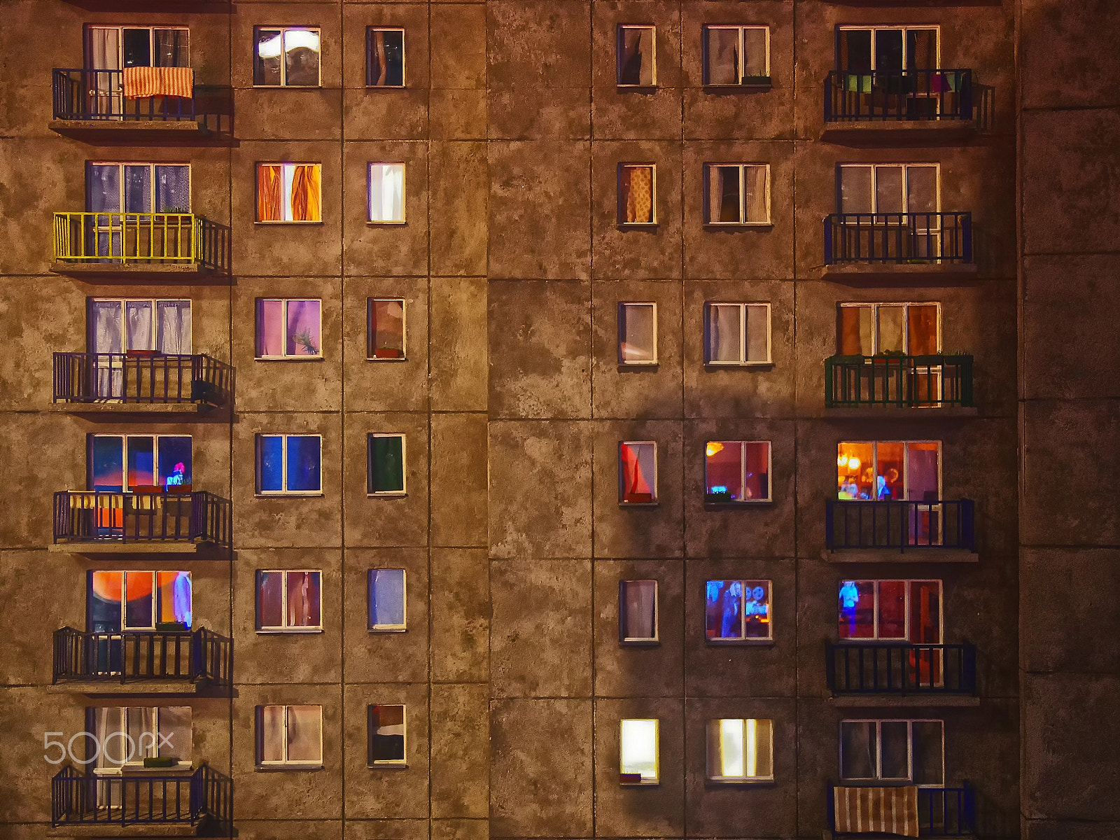 Pentax K-5 II sample photo. Balconies and windows photography