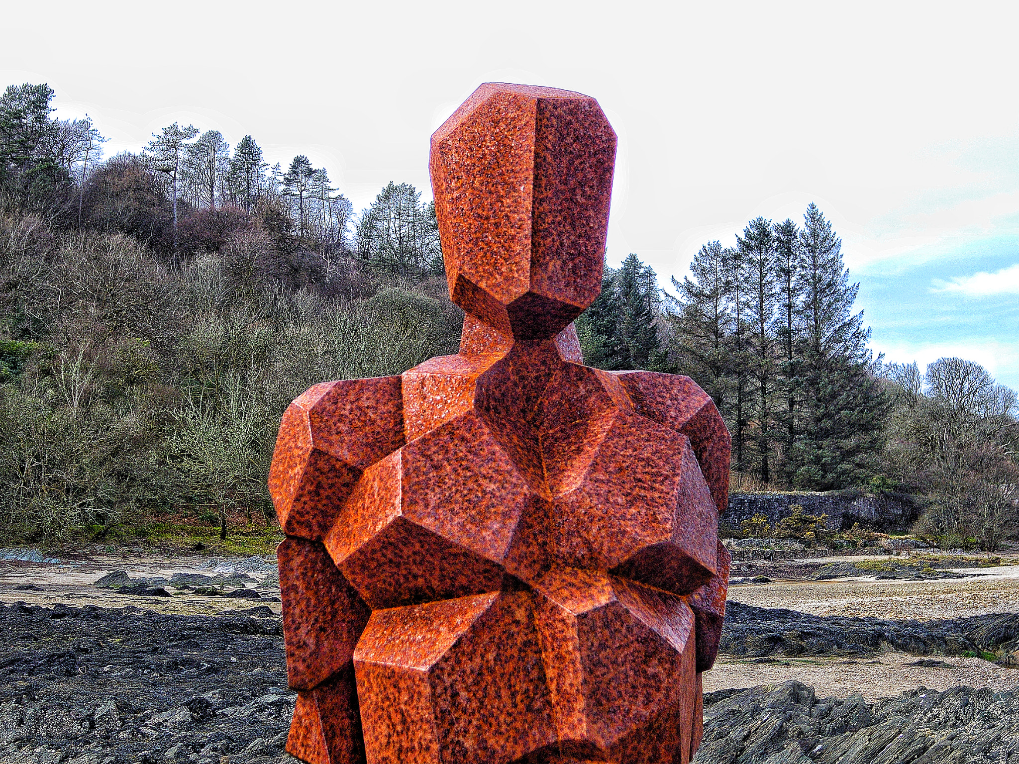 Pentax Q + Pentax 01 Standard Prime sample photo. Gormley work, saddell, kintyre. photography