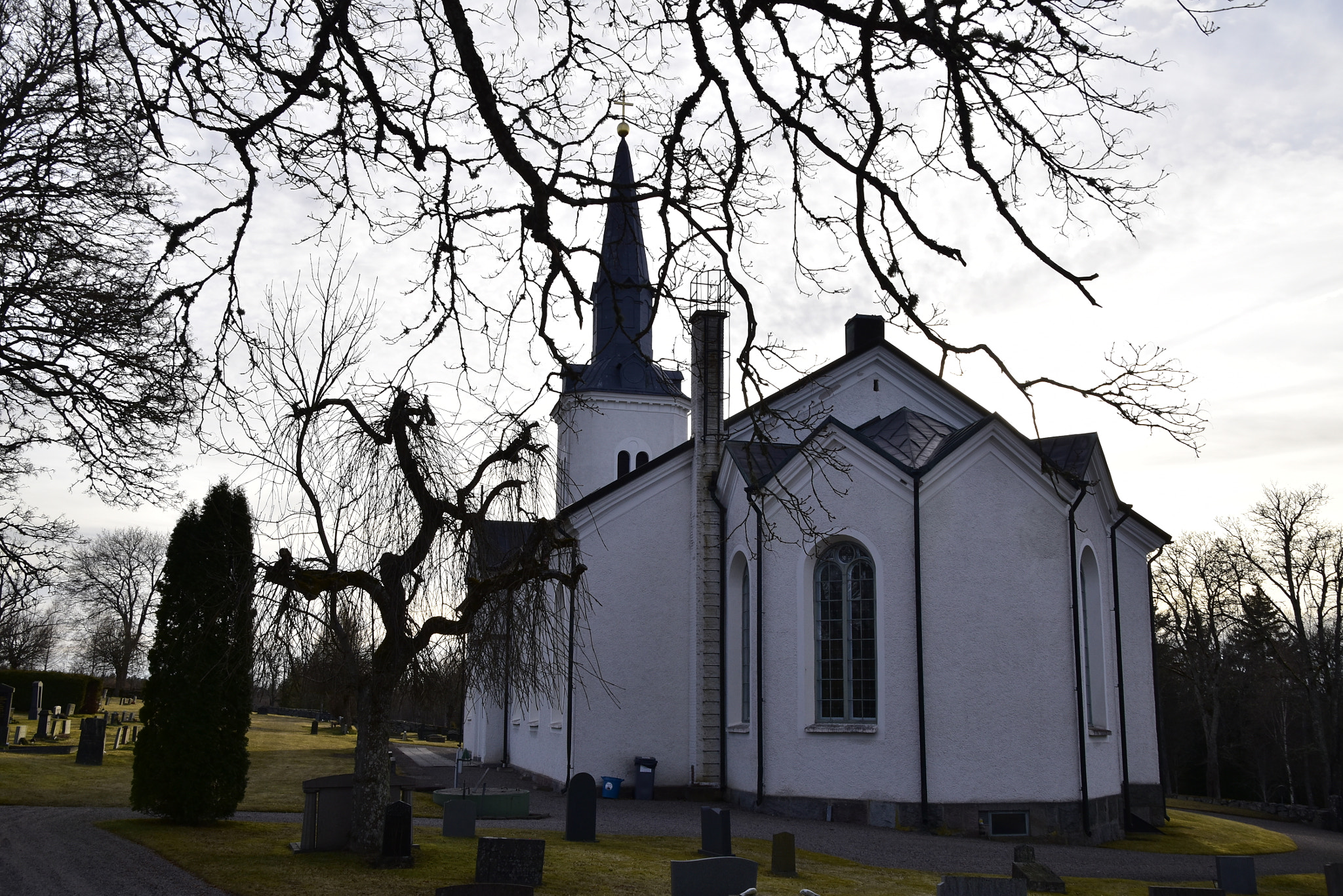 Nikon D5500 sample photo. Lannaskede-myresjö kyrka photography