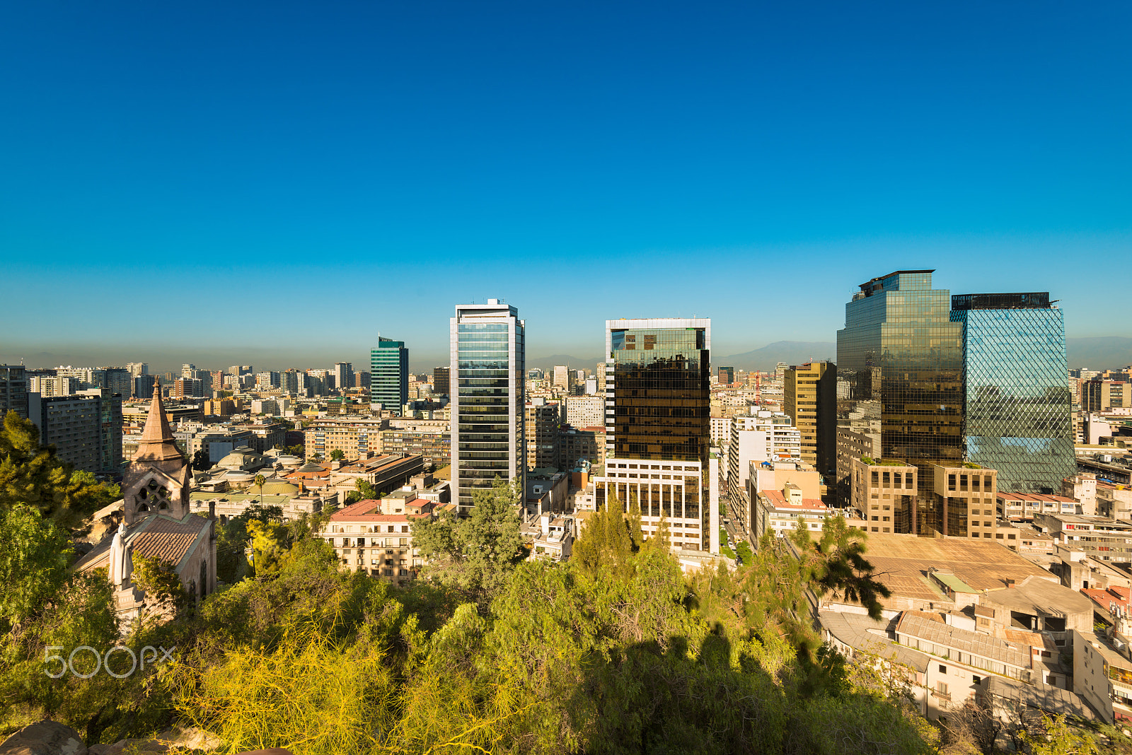 Nikon AF-S Nikkor 16-35mm F4G ED VR sample photo. Downtown santiago photography