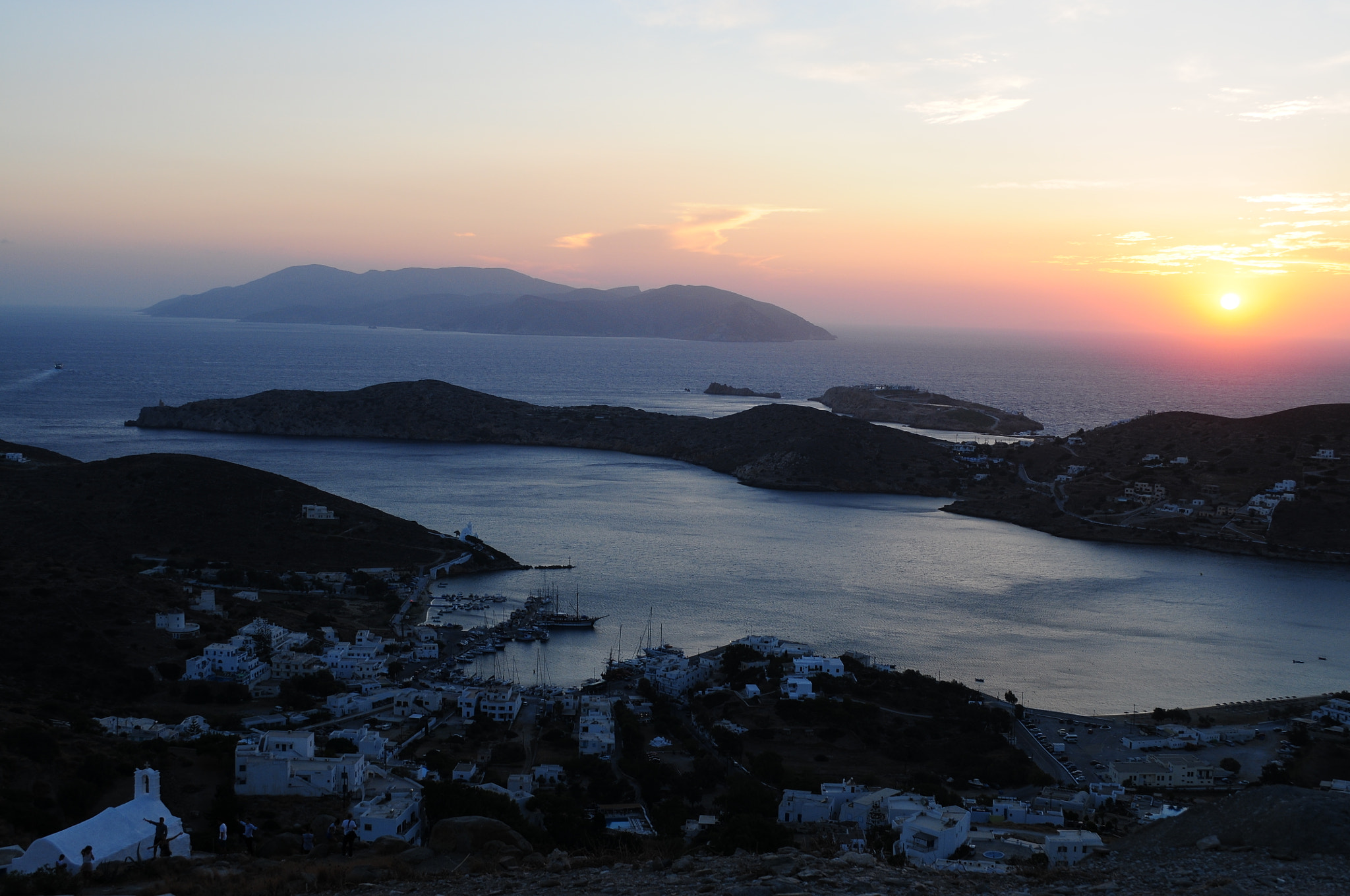 Nikon D300 sample photo. Ios panoramic view from chora photography