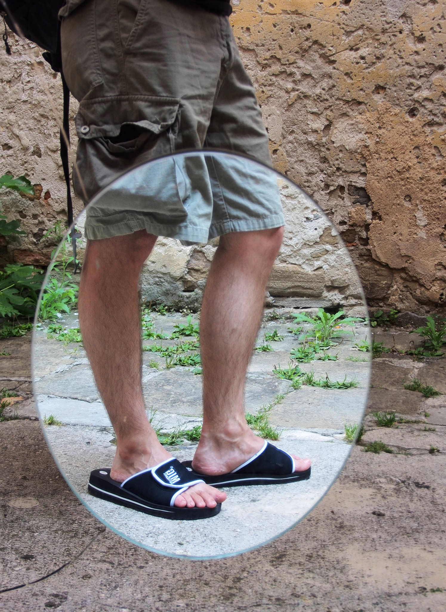 Olympus OM-D E-M5 sample photo. Mirror legs photography