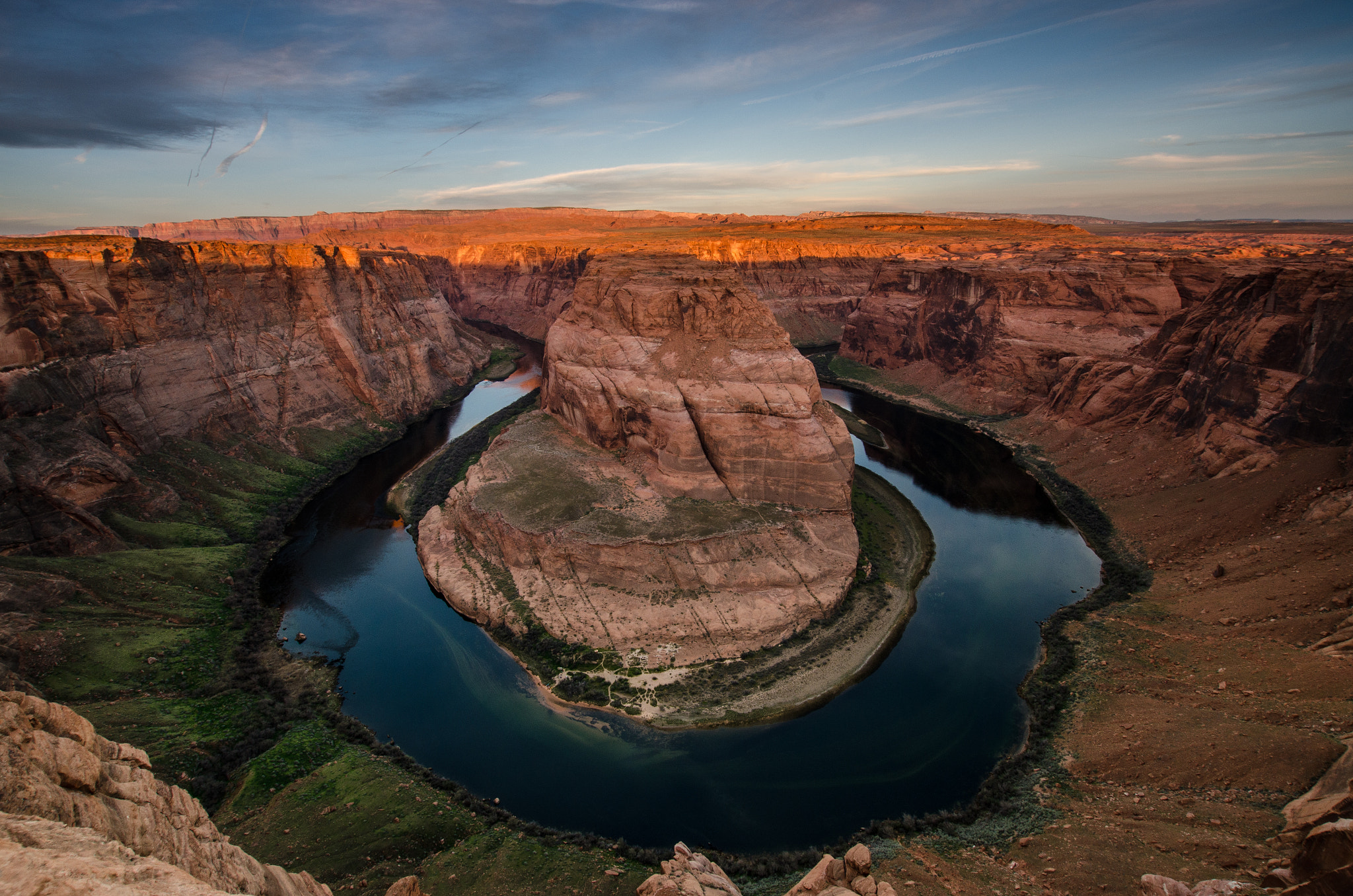 Nikon D7000 sample photo. Horseshoe bend at sunrise photography