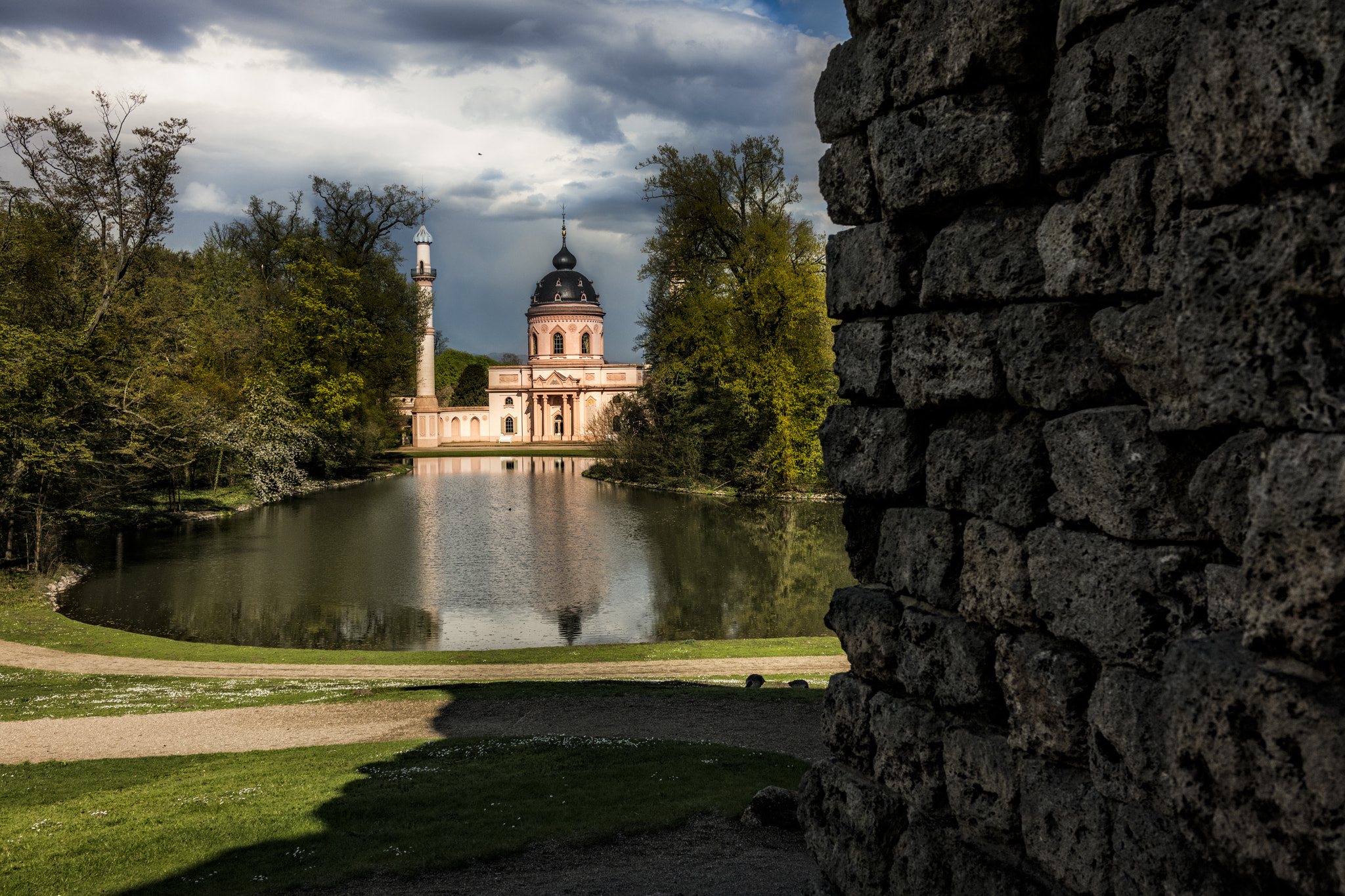 35mm F2.0 sample photo. Schwetzingen castle photography