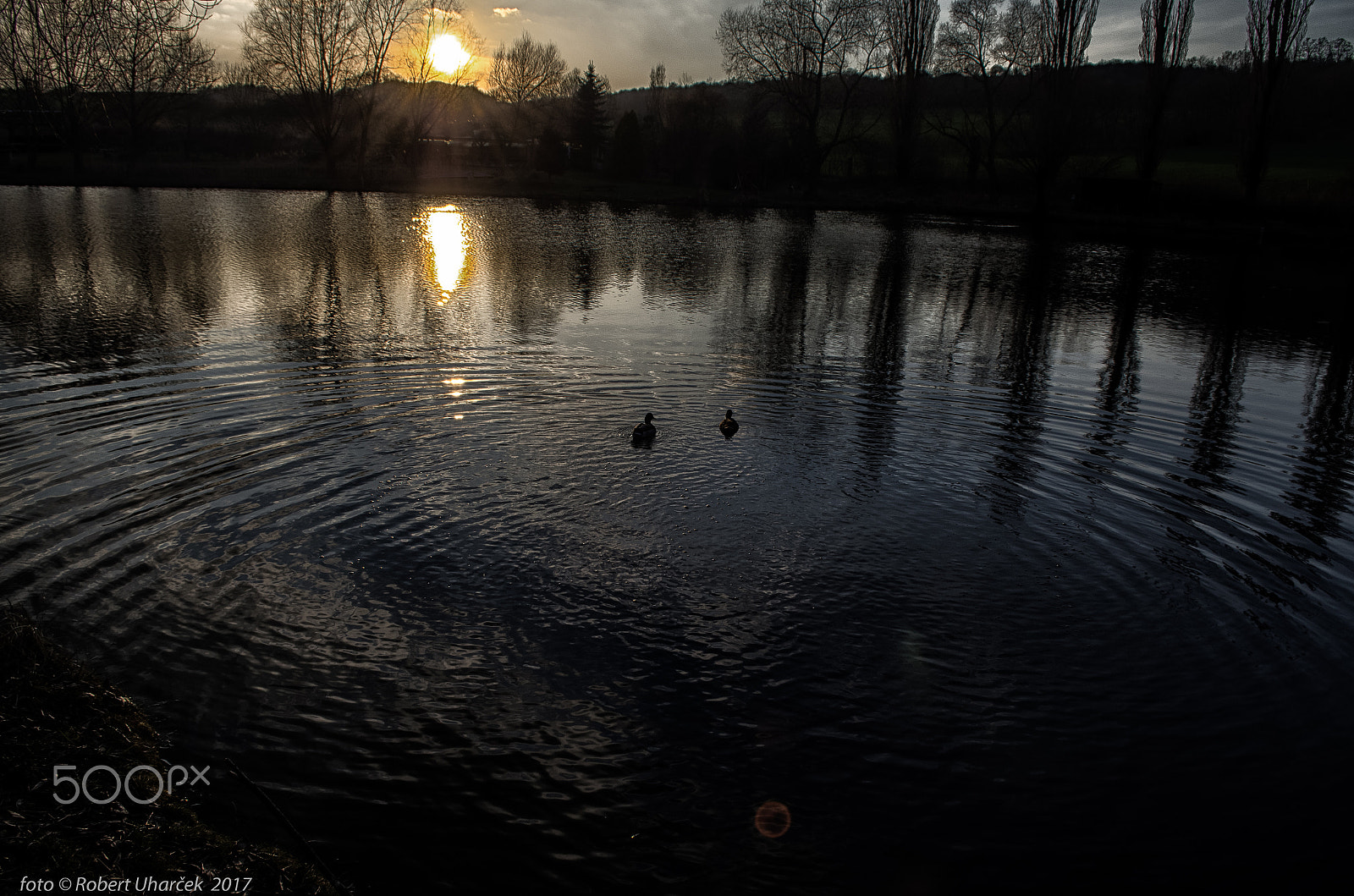 Nikon D7000 sample photo. Sunset in little lake photography
