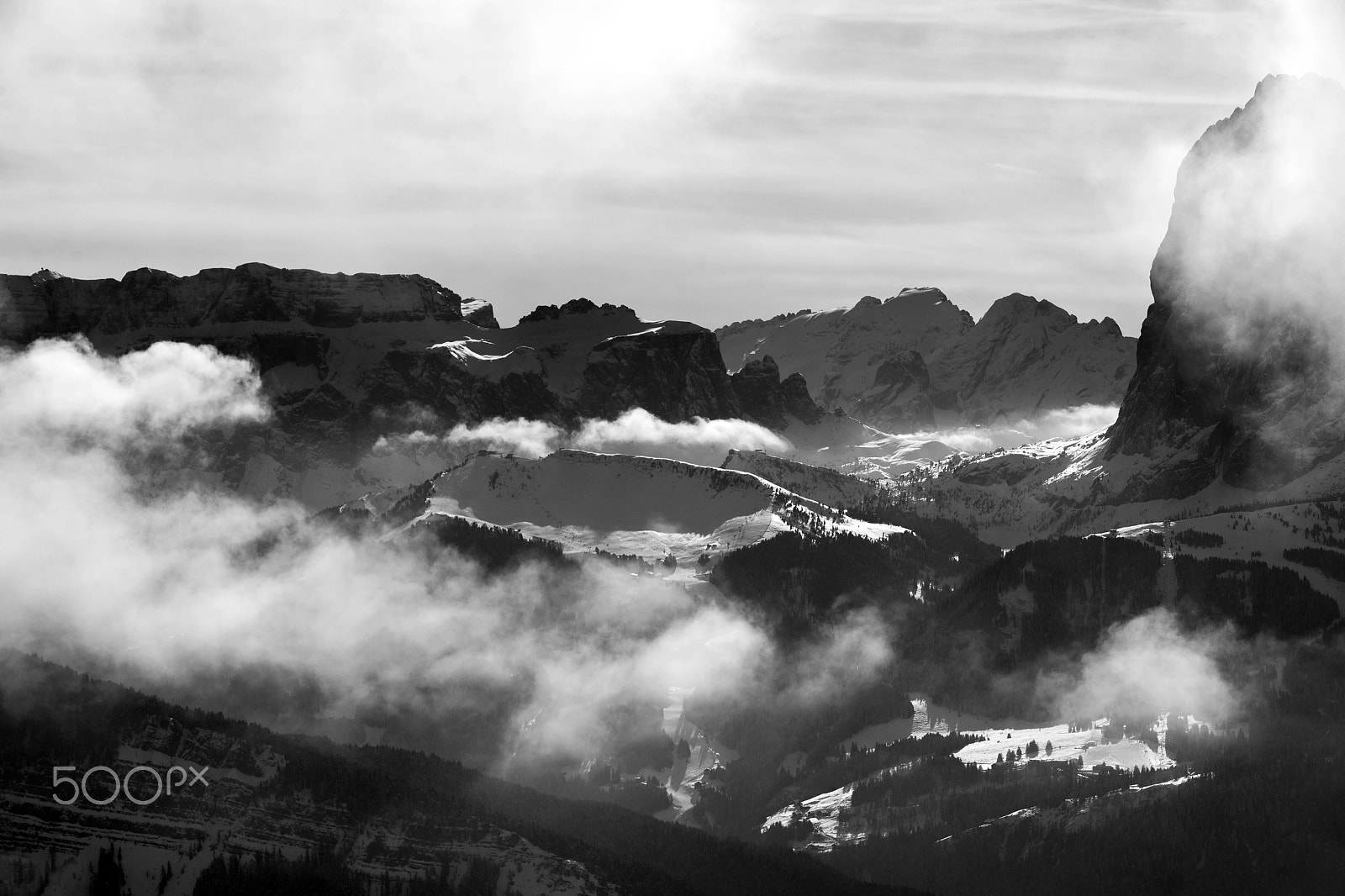 Sony Alpha DSLR-A900 + Minolta/Sony AF 70-200mm F2.8 G sample photo. Val gardena and the dolomites photography