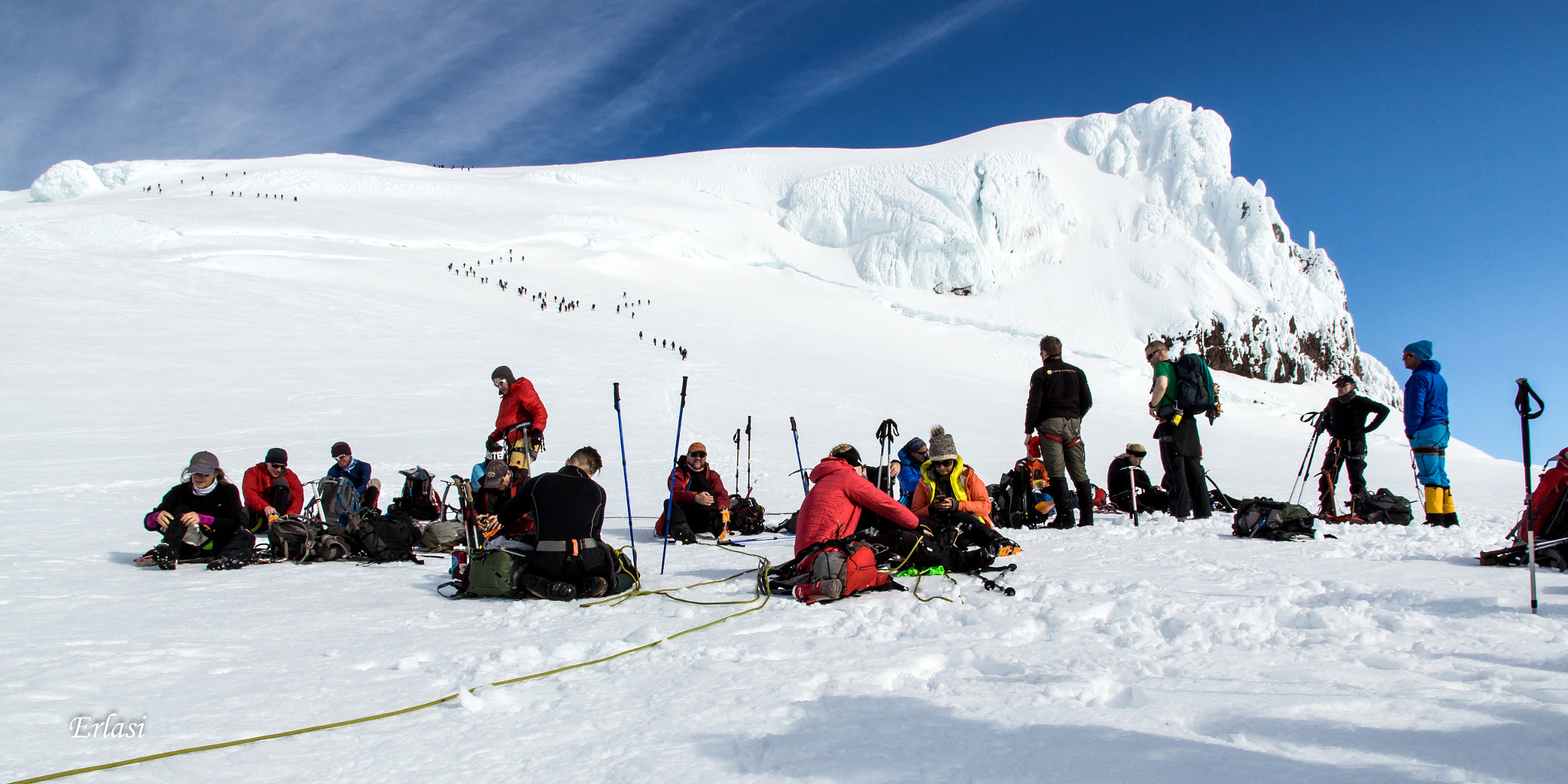 Canon EOS 700D (EOS Rebel T5i / EOS Kiss X7i) sample photo. Hiking on glacier. photography