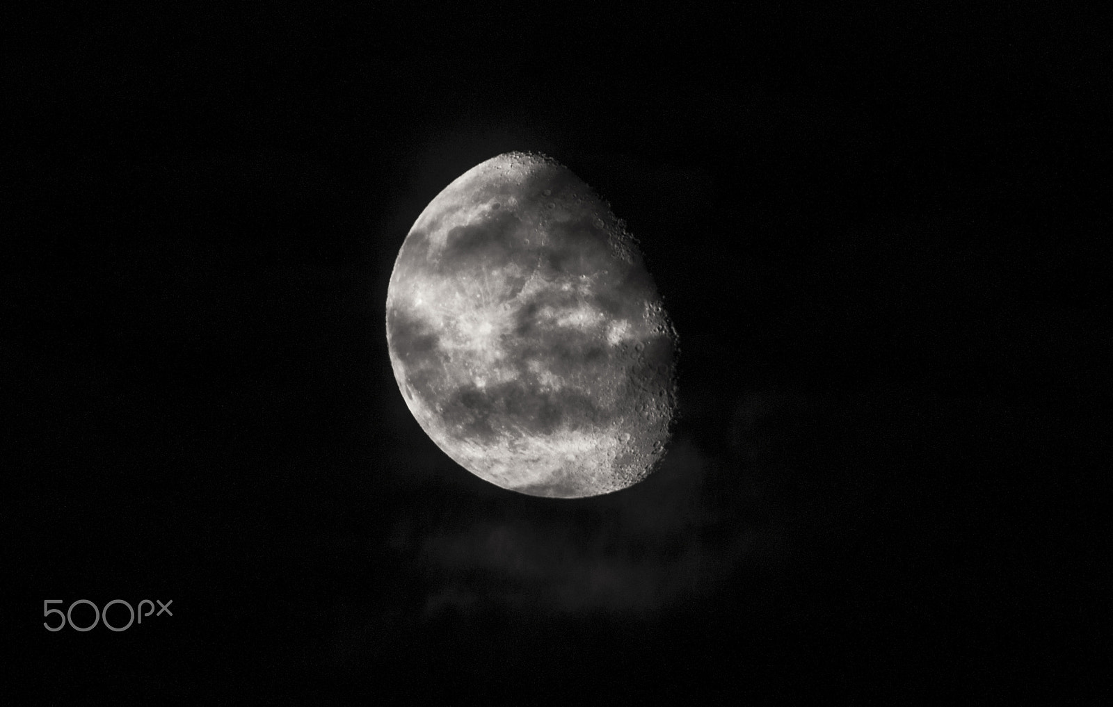 Nikon D300 sample photo. Moon photography