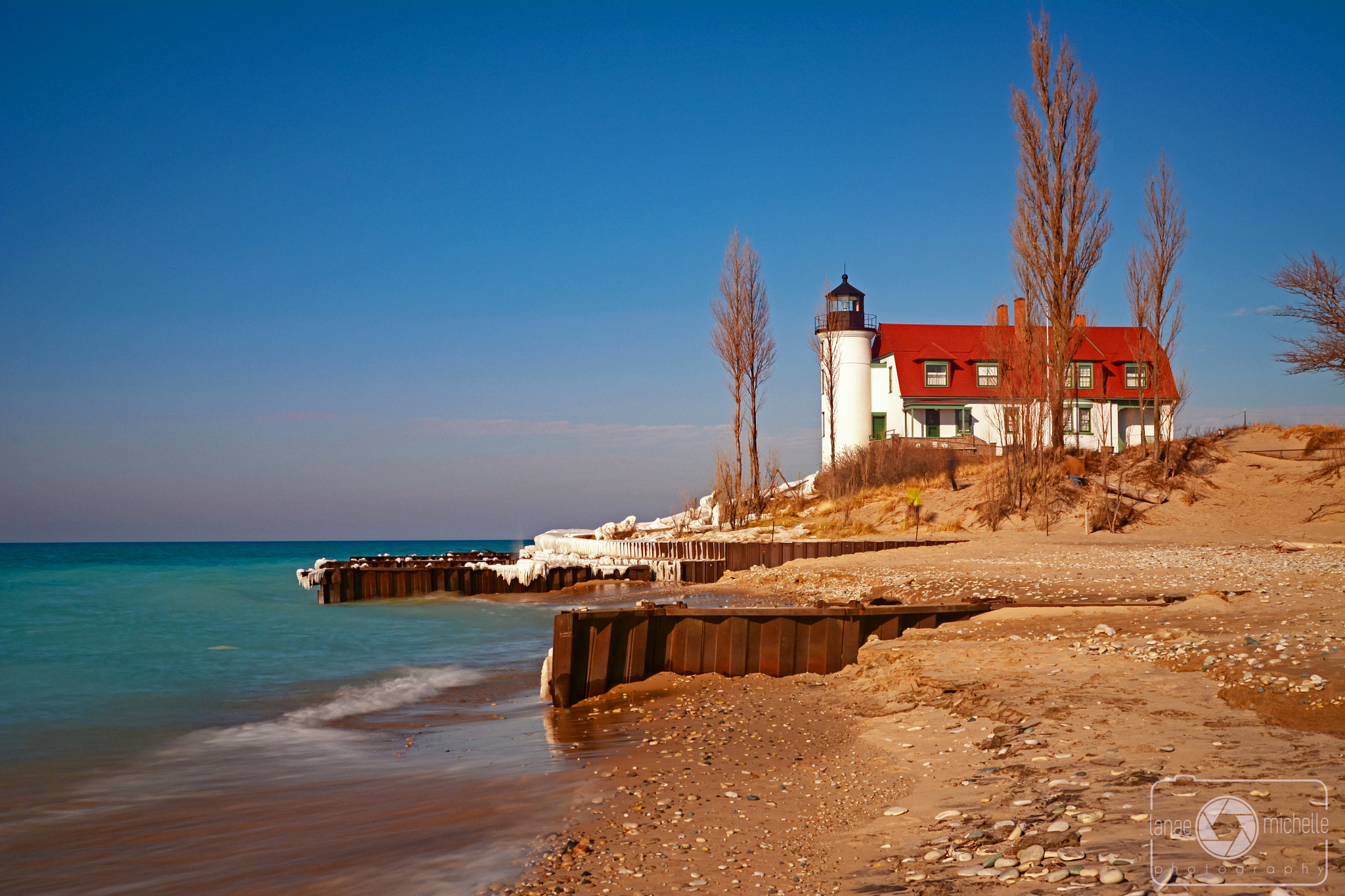 Nikon D7100 sample photo. Point betsie light photography