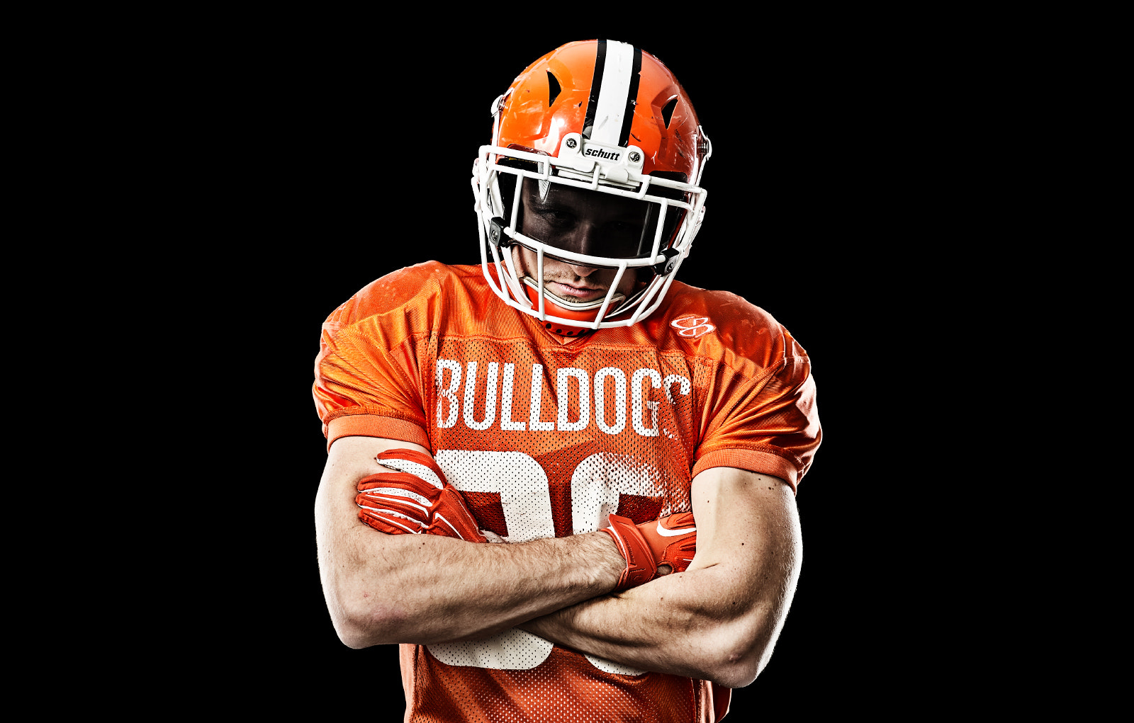 Nikon D60 sample photo. American football photography