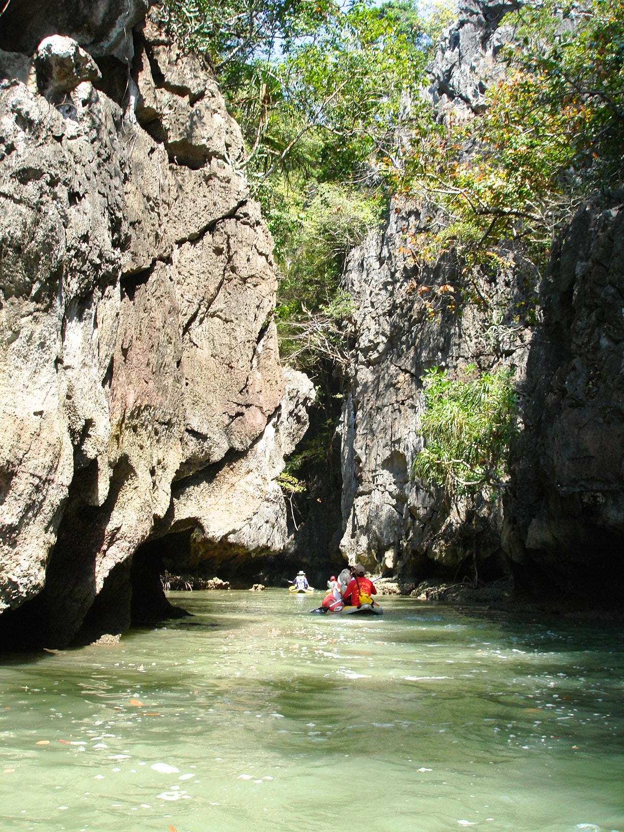 Sony DSC-W100 sample photo. Phuket thailand canoeing photography