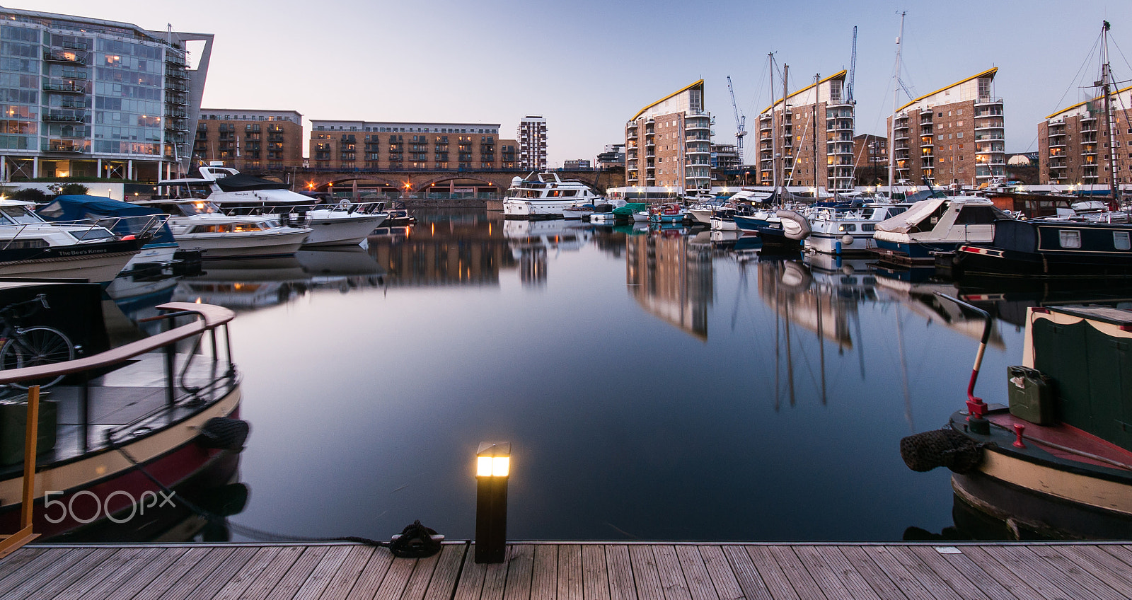 Sigma 10-20mm F4-5.6 EX DC HSM sample photo. Limehouse basin in london's docklands photography