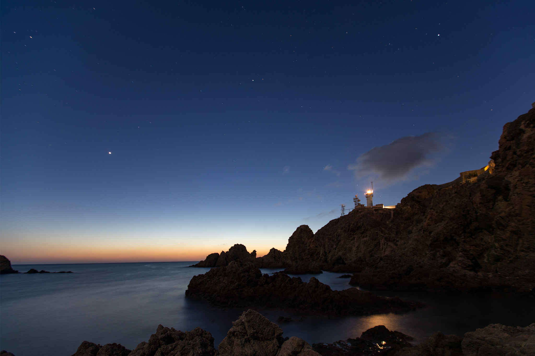 Canon EF 16-35mm F2.8L II USM sample photo. Faro de cabo de gata photography