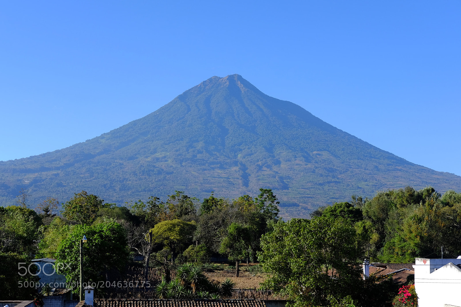 Fujifilm X-T1 sample photo. Volcan de agua, antigua photography