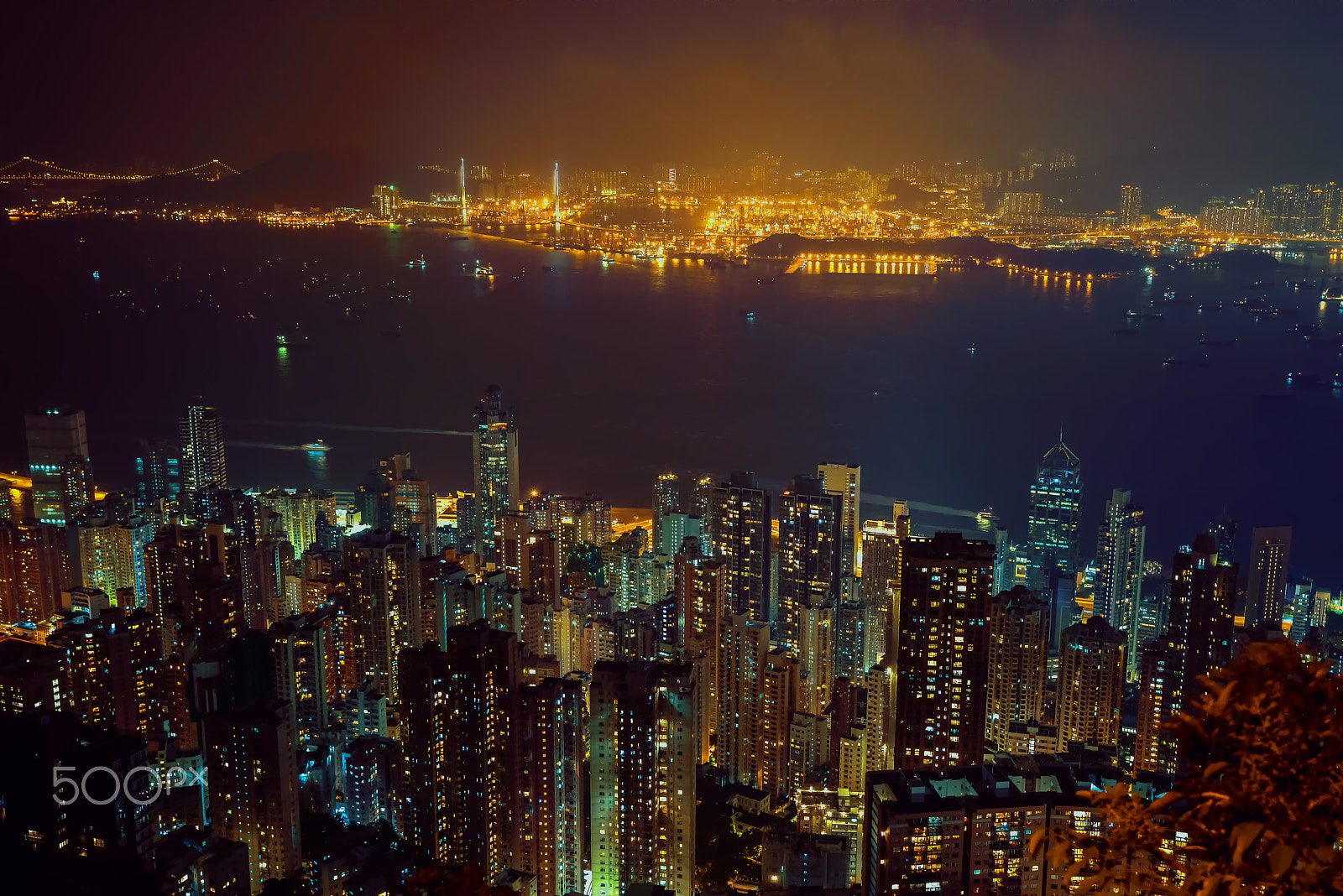 Sony a7R sample photo. Beautiful hong kong by night 1 photography